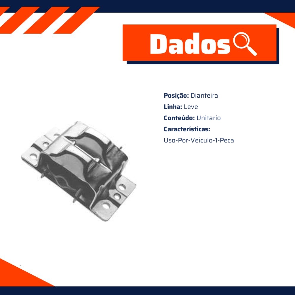 Coxim do Motor Dianteiro Pinta Verde - Monroe Axios - 021.0368