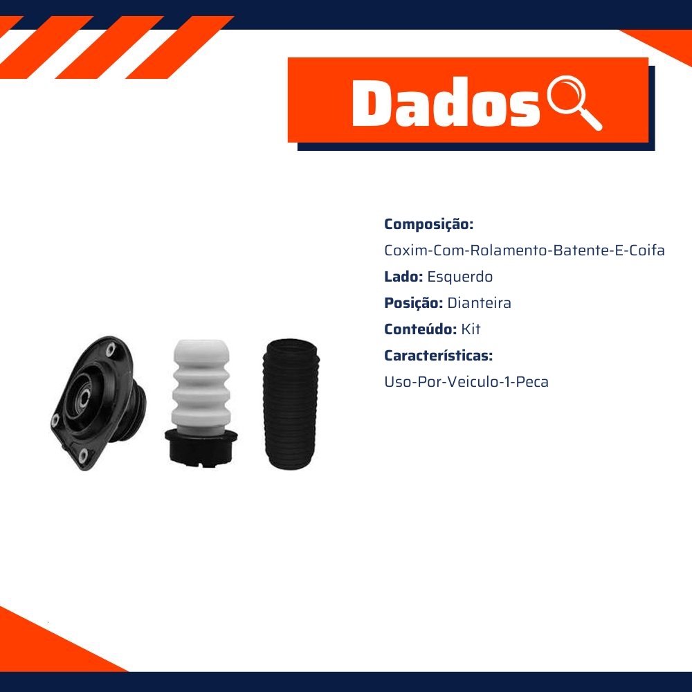 Kit do Amortecedor Dianteiro para Fiat Palio Weekend e Strada - Monroe Axios - 044.1489