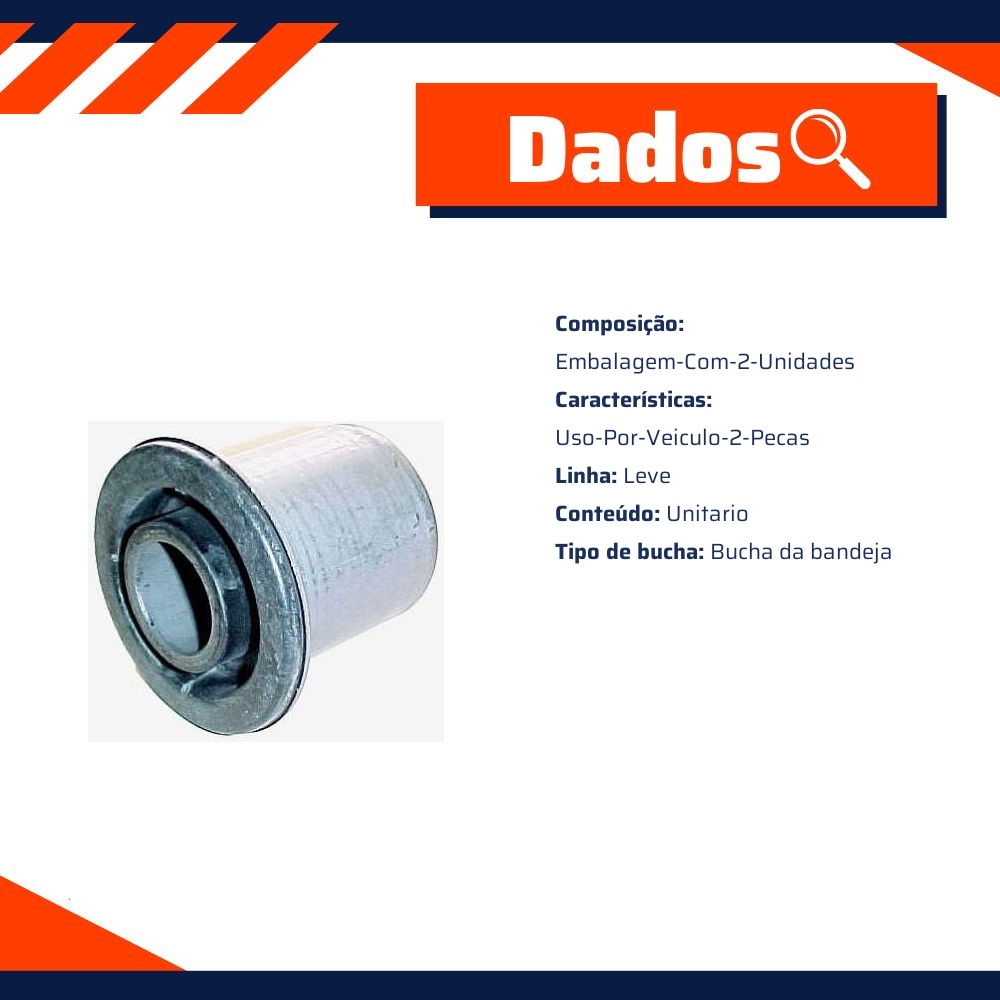 Bucha da Bandeja Inferior da Suspensão para Renault Master - Monroe Axios - 511.5526