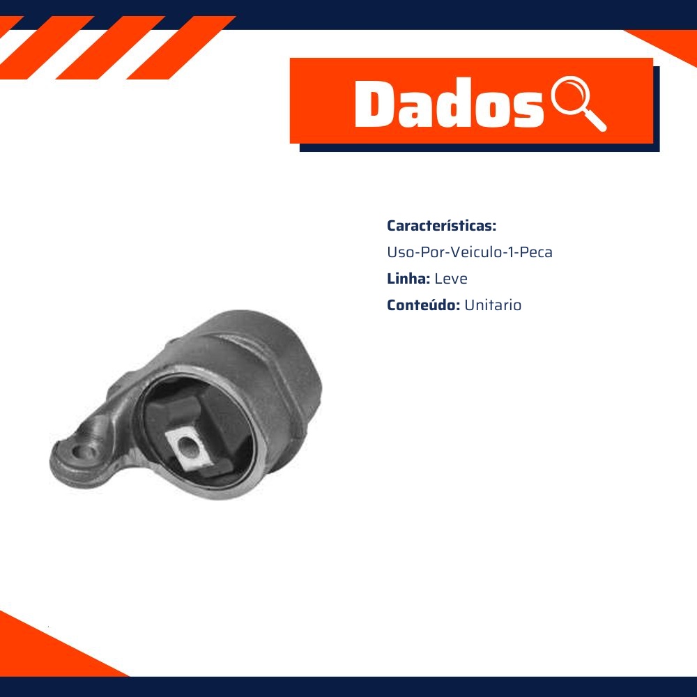 Coxim da Transmissão para Volkswagen Kombi - Monroe Axios - 021.1631