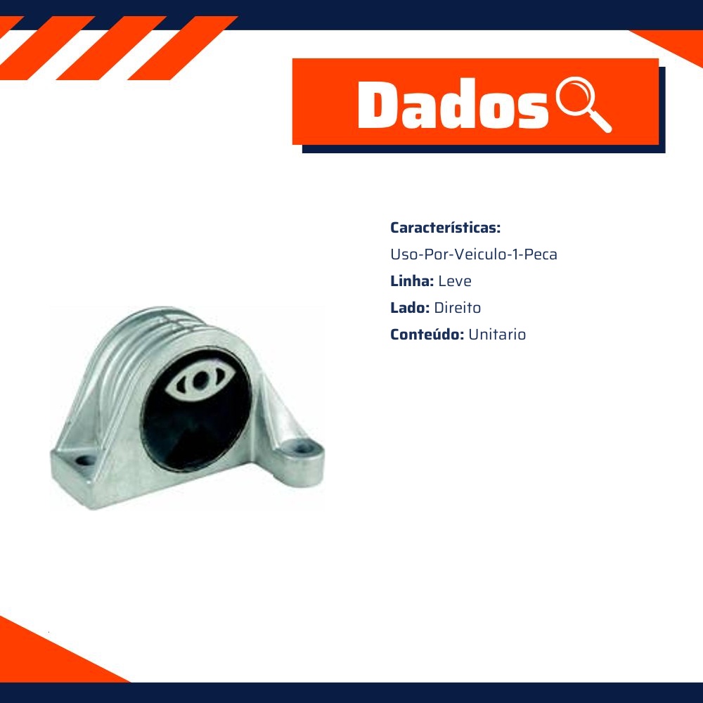 Coxim do Motor para Fiat Ducato - Monroe Axios - 521.1889