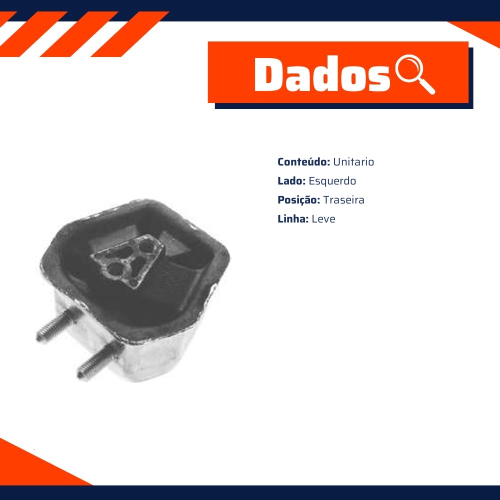 Coxim Traseiro do Motor para Chevrolet Monza e Monza Hatch - Monroe Axios - 021.0420