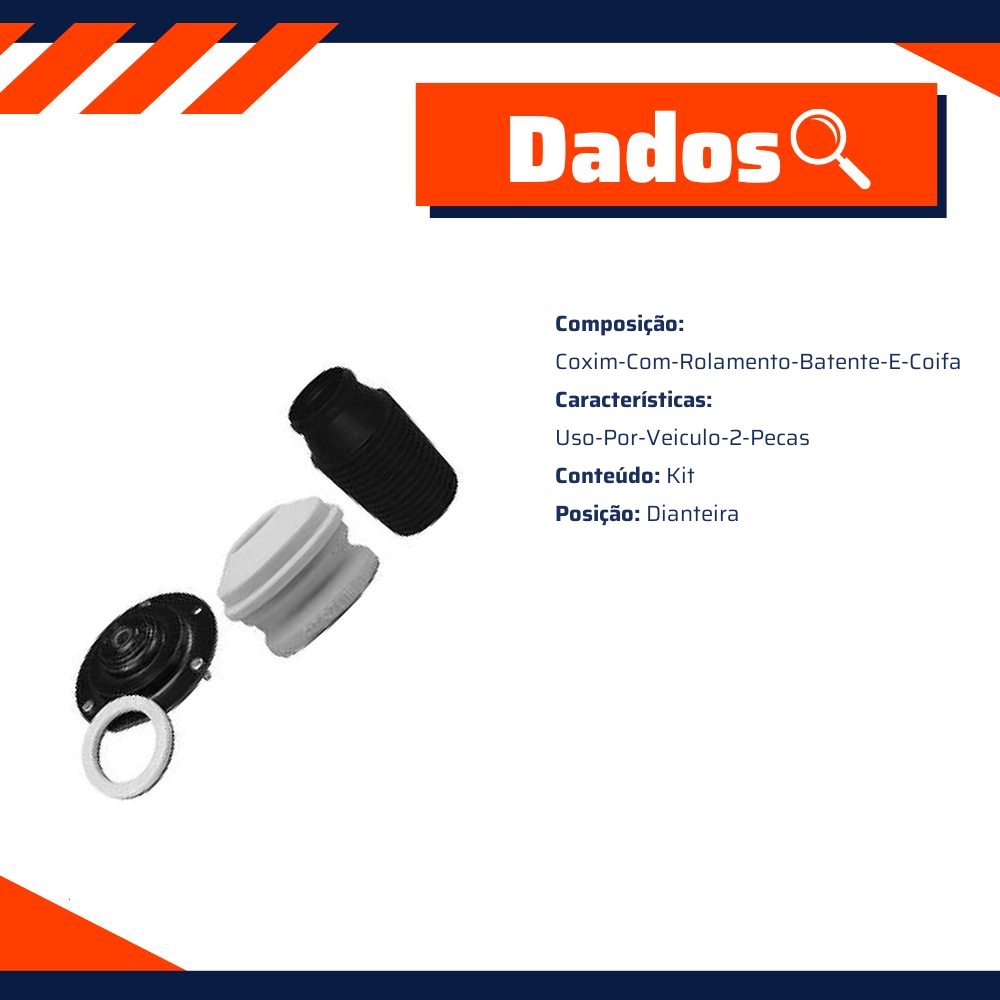 Kit do Amortecedor Dianteiro para Chevrolet Monza e Monza Hatch - Monroe Axios - 044.0837