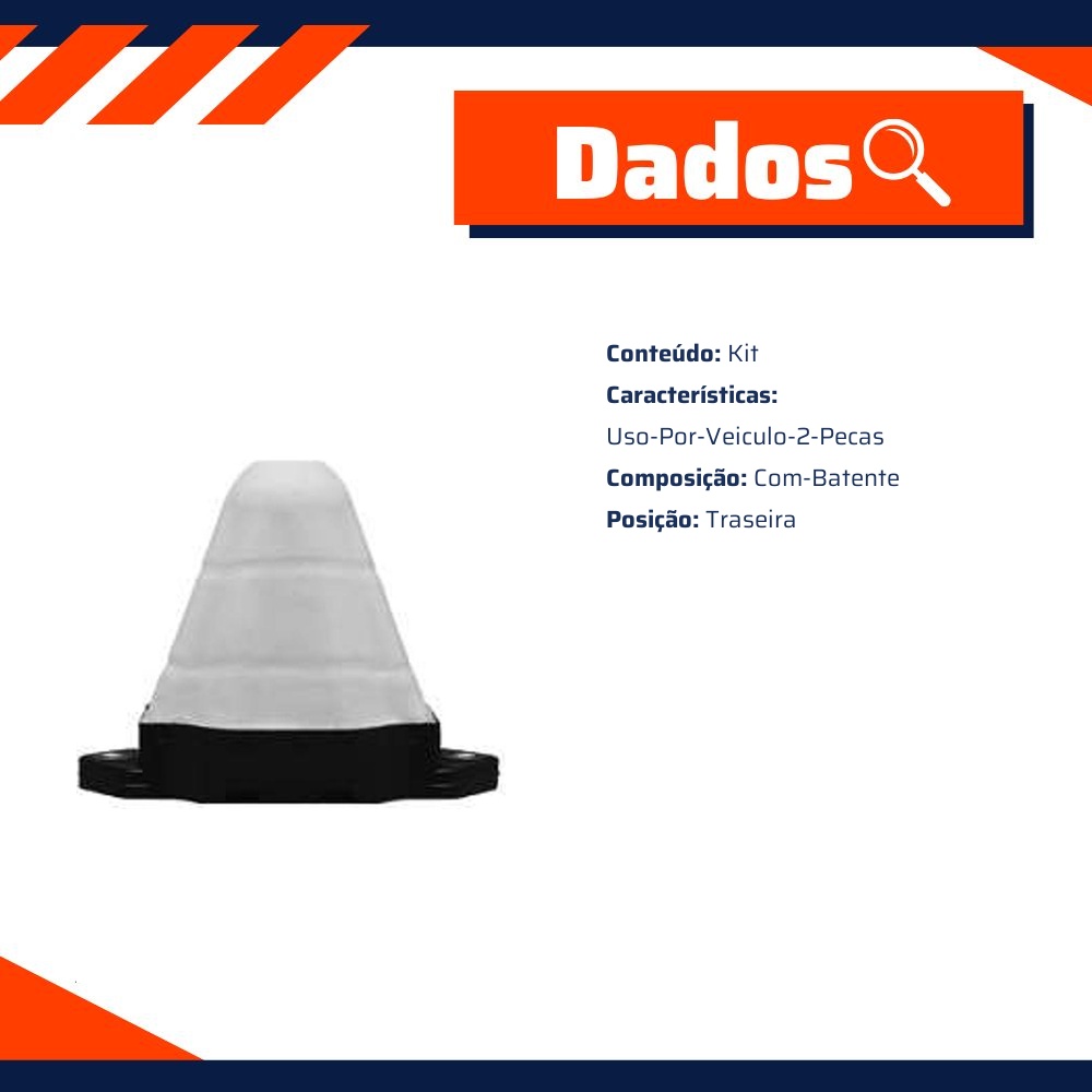 Batente do Amortecedor Traseiro para Fiat Strada - Monroe Axios - 044.1438