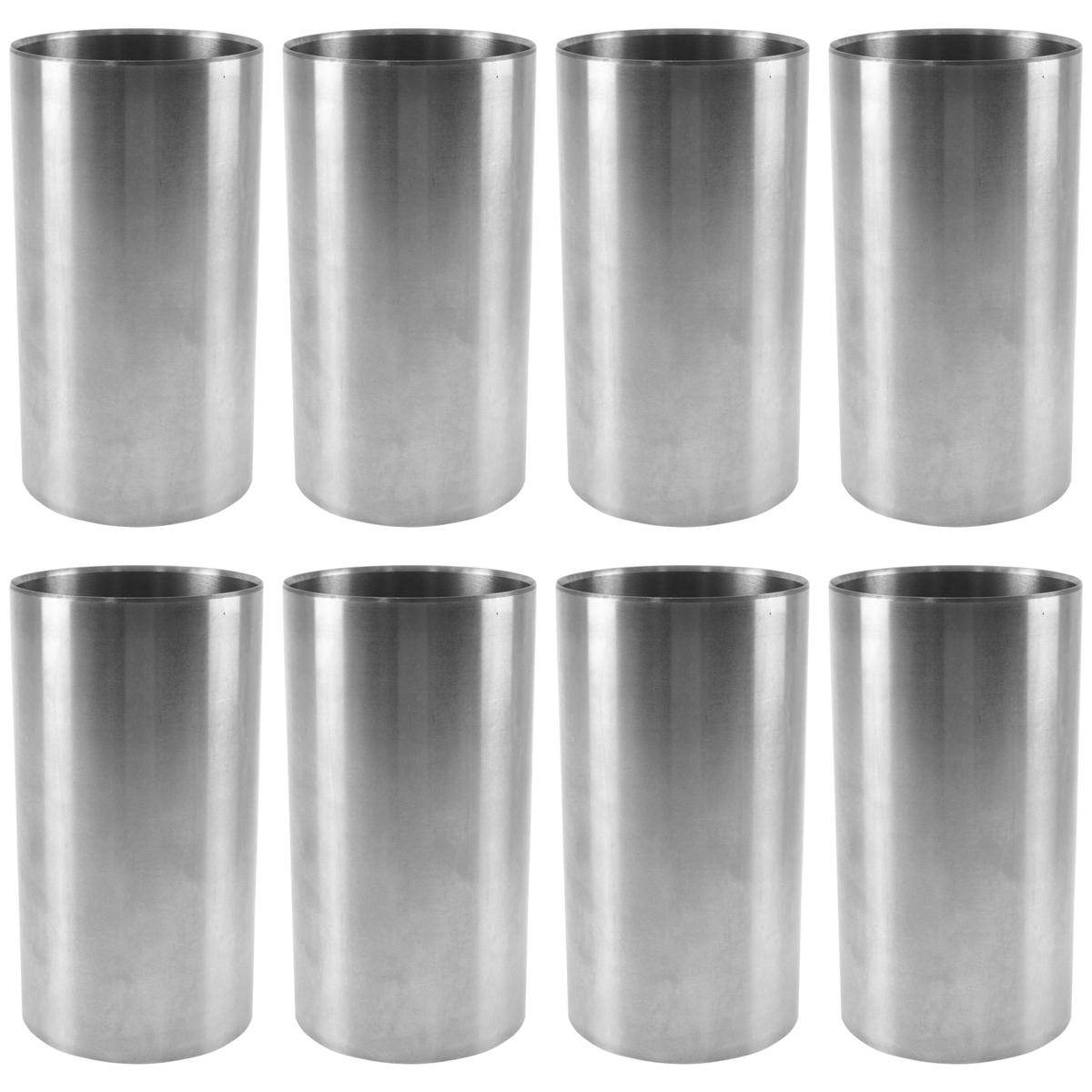 Jogo 8 Camisas De Cilindro Std - Mahle Metal Leve - C9302 STD