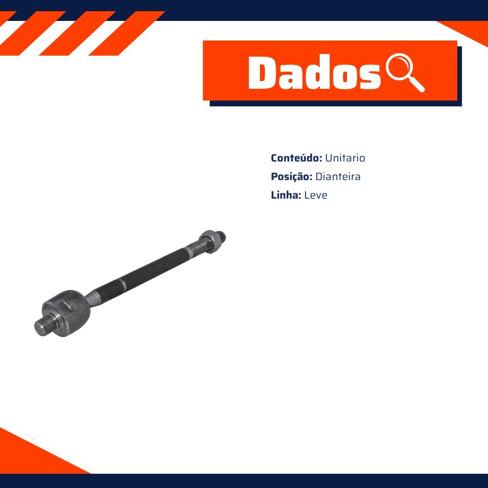 Terminal Axial Dianteiro para KIA Soul - Monroe Axios - 043.4387