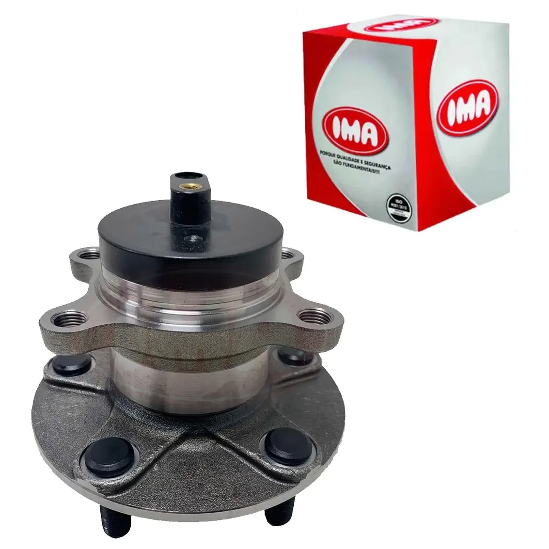 Cubo de Roda Traseiro Direito ou Esquerdo 5 Furos com Rolamento e ABS - IMA - AL-344