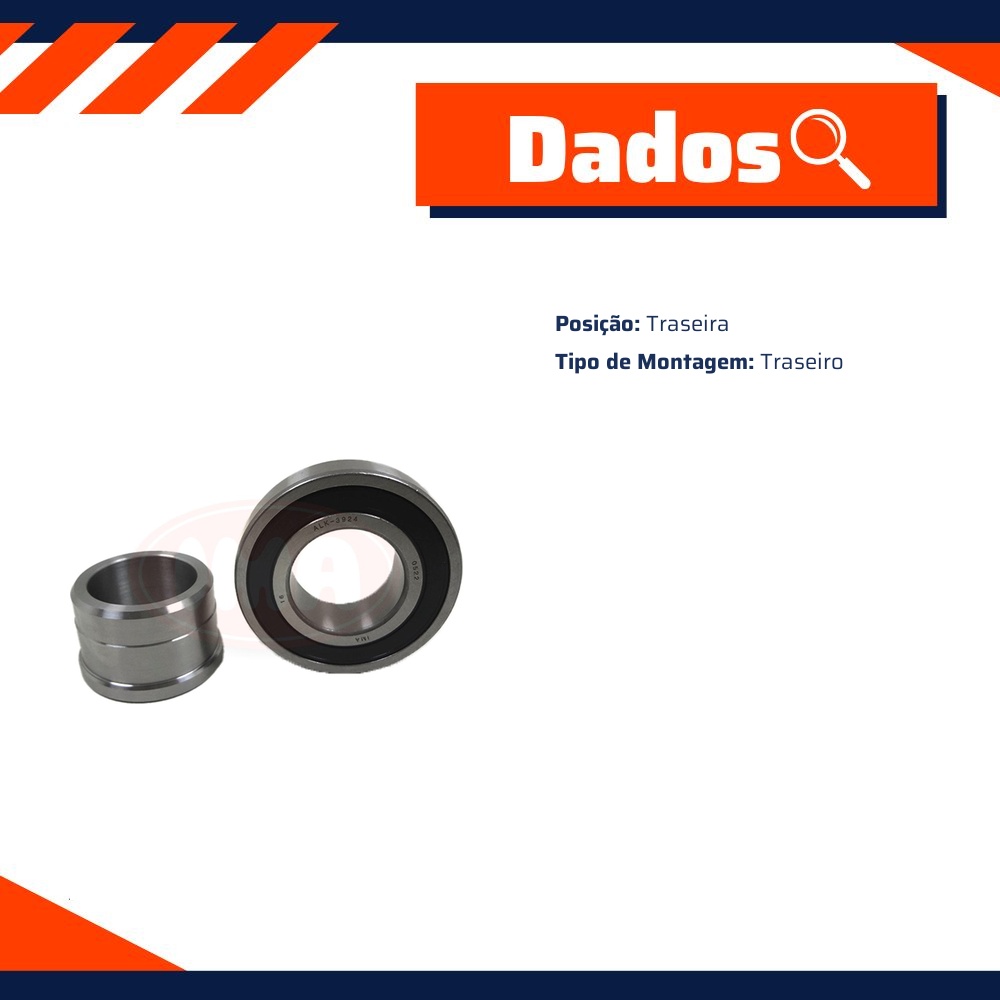 Kit Rolamento de Roda Traseiro para Suzuki Grand Vitara e Jimny - IMA - ALK-3924