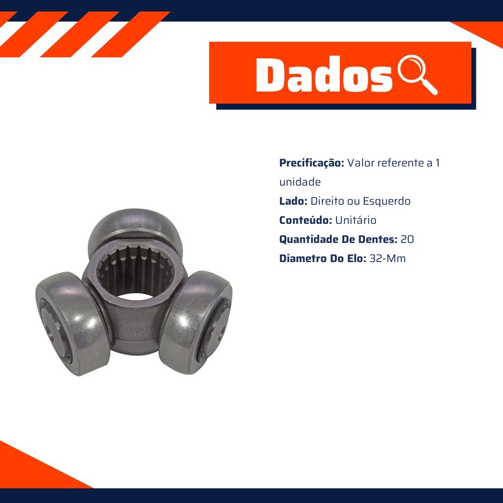 Trizeta 20 Dentes Elo 32 mm - IMA - AL-642