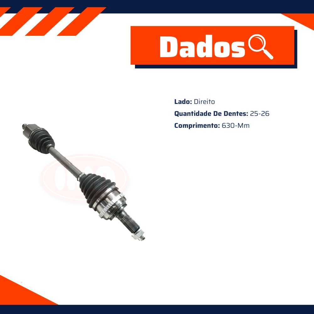 Semieixo Direito para Honda Civic - IMA - AL-1520