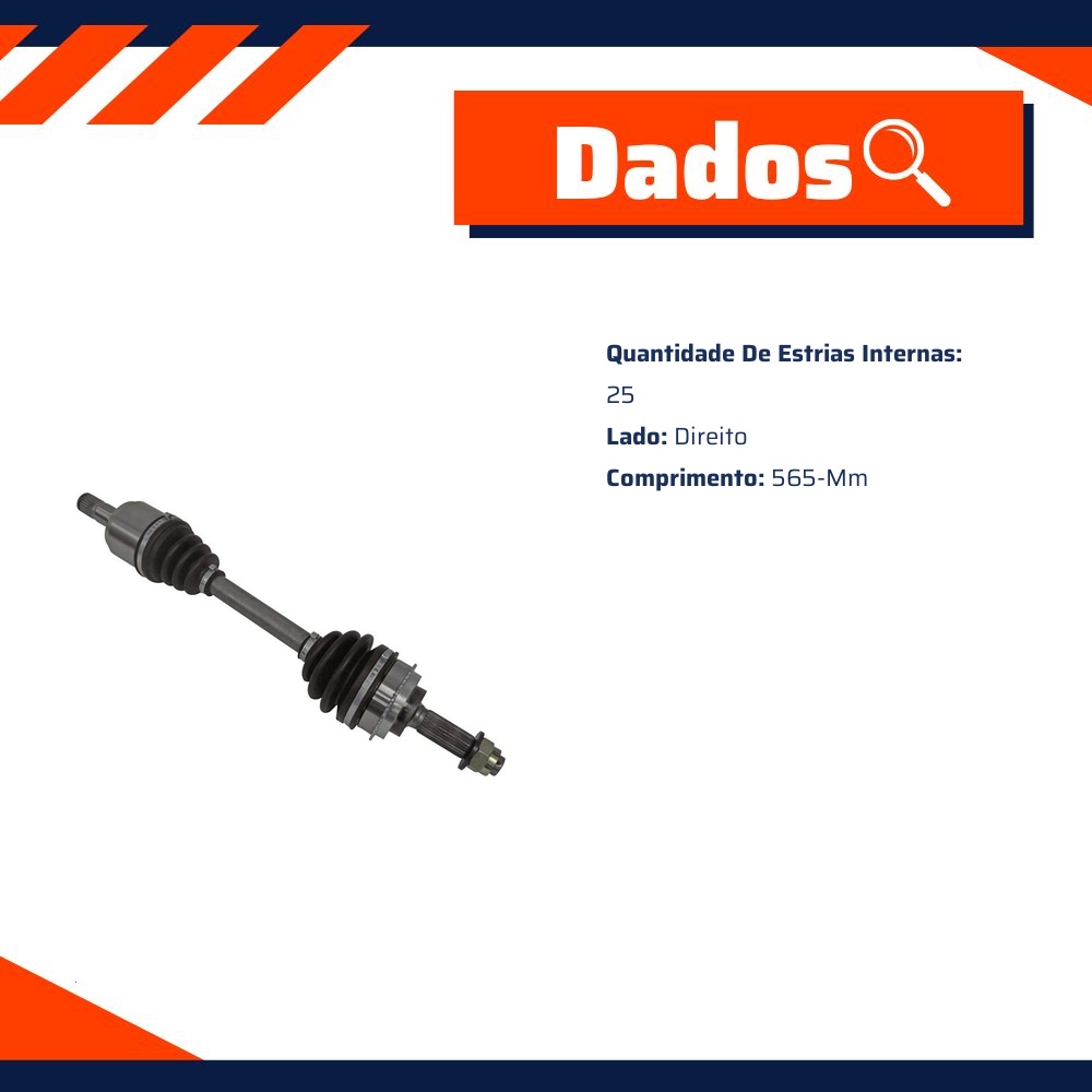 Semieixo Direito para Mitsubishi Pajero e Pajero TR4 - IMA - AL-1179