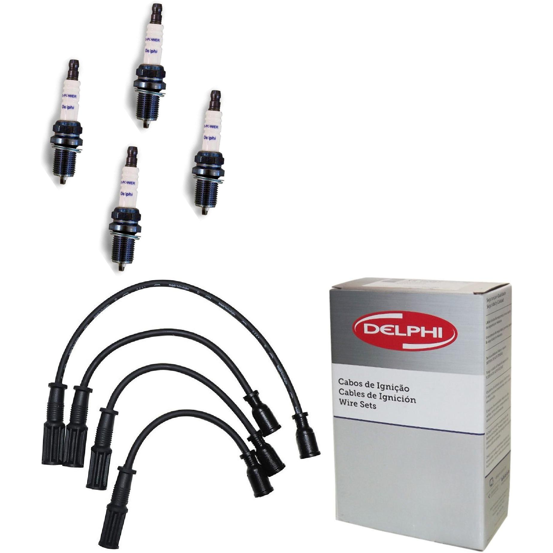Kit Cabo e Vela de Ignição D-Power - Delphi - XH70007/XS10022