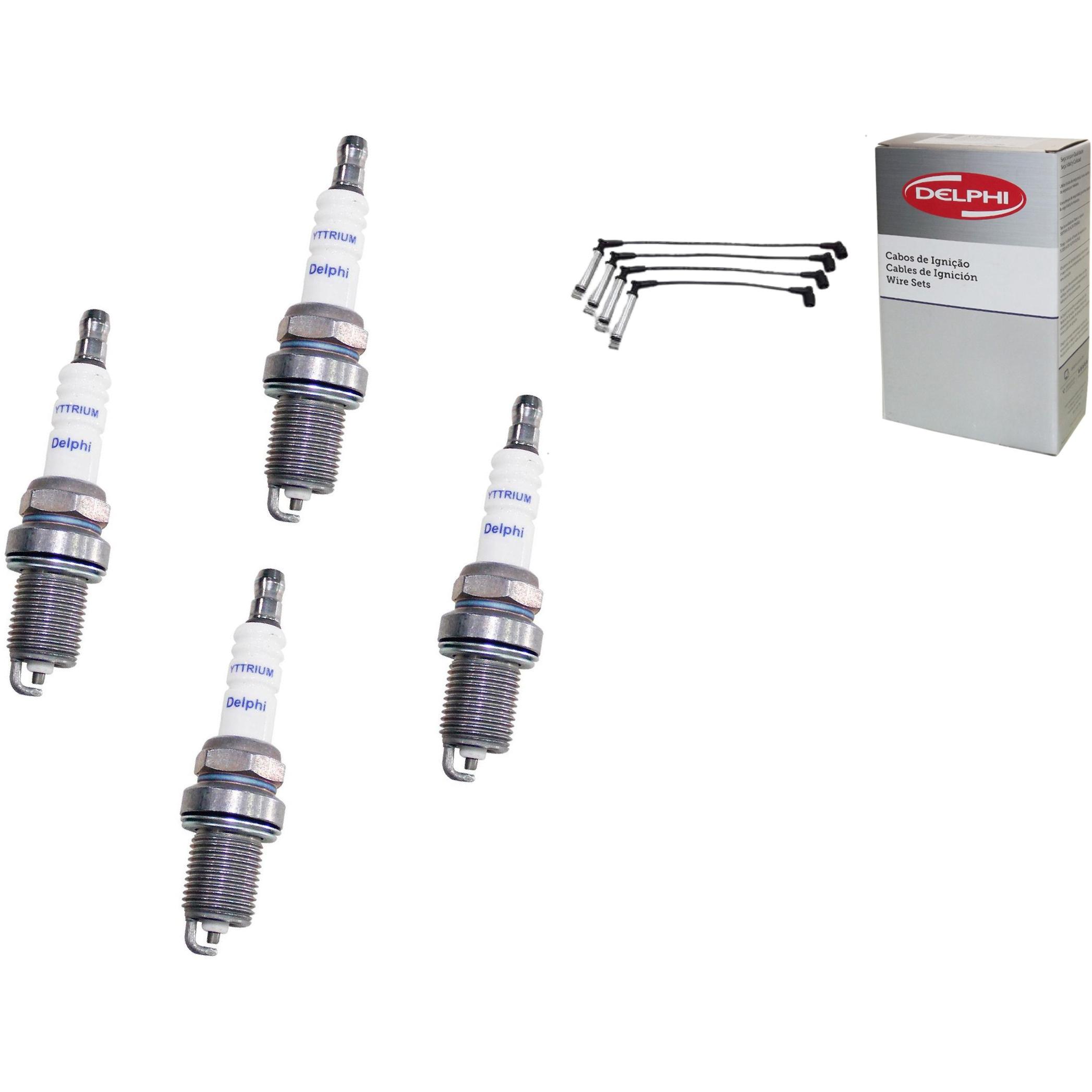 Kit Cabo e Vela de Ignição Yttrium - Delphi - XH40004/XS10587