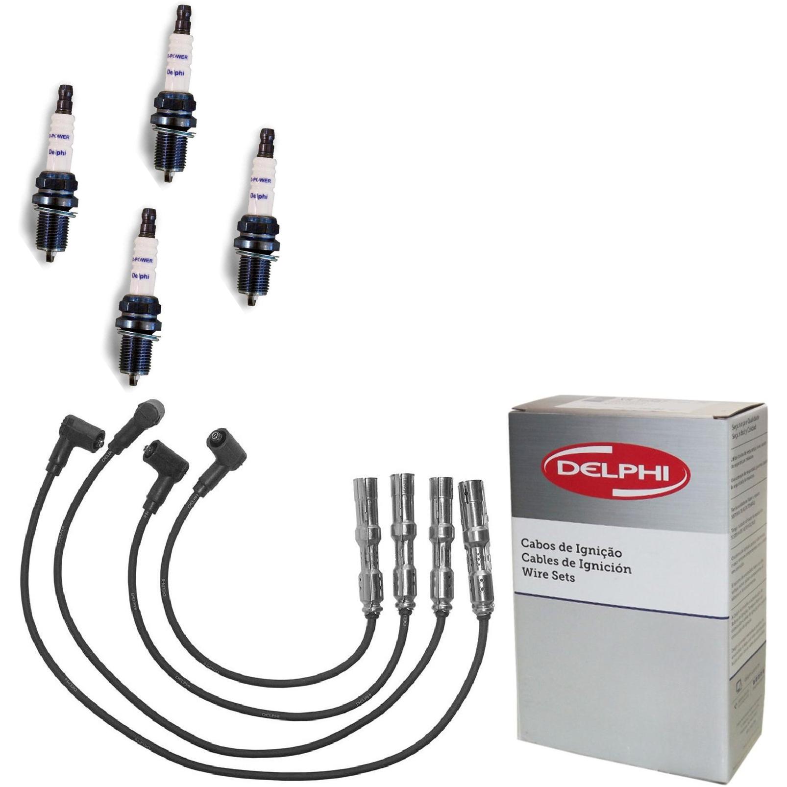 Kit Cabo e Vela de Ignição D-Power - Delphi - XH70003/XS10554