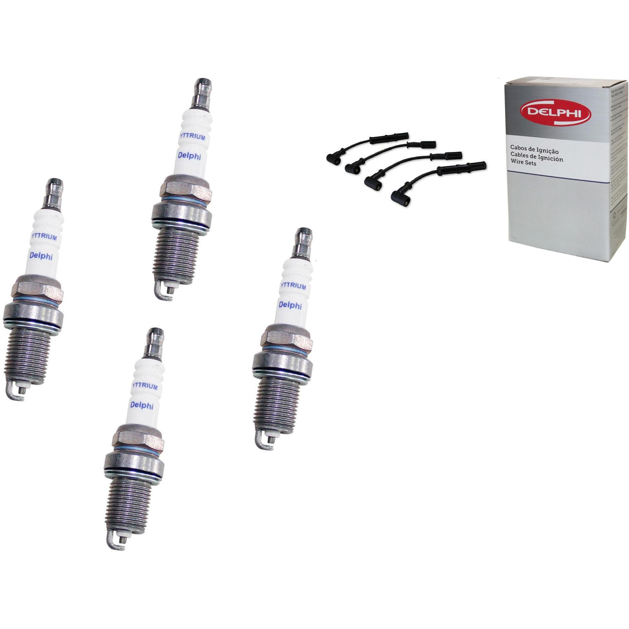 Kit Cabo Vela de Ignição Yttrium - Delphi - XH40006/XS10636