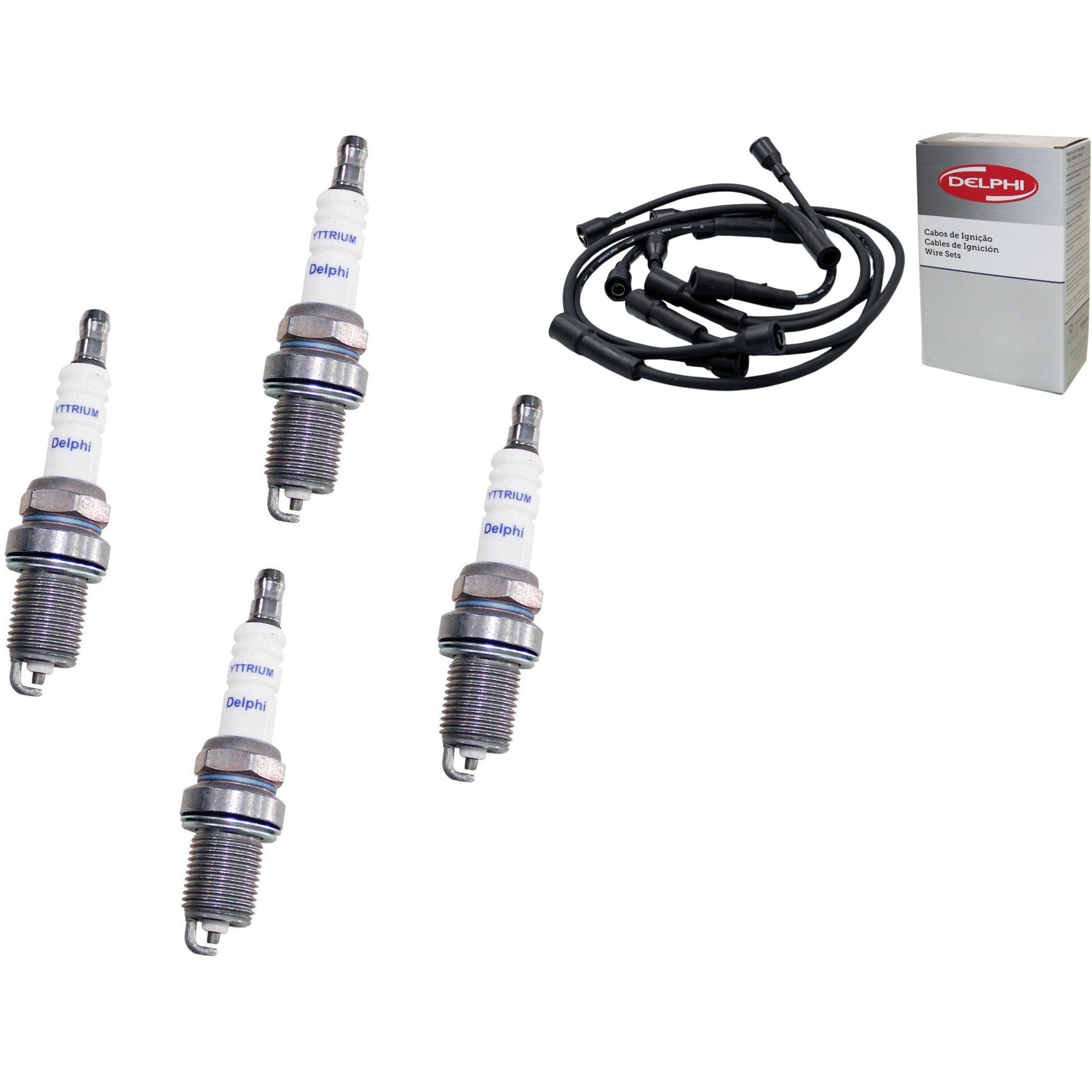 Kit Cabo e Vela de Ignição Yttrium - Delphi - XH40003/XS10106