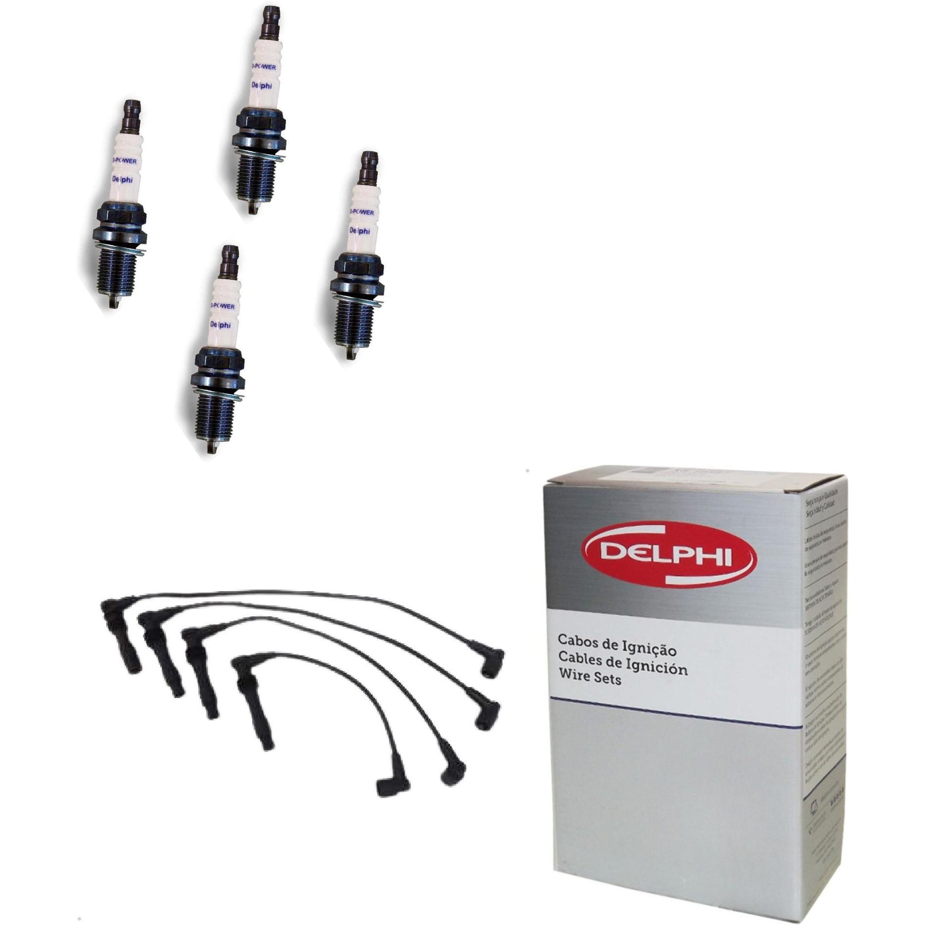 Kit Cabo e Vela de Ignição D-Power - Delphi - XH70030/XS10383