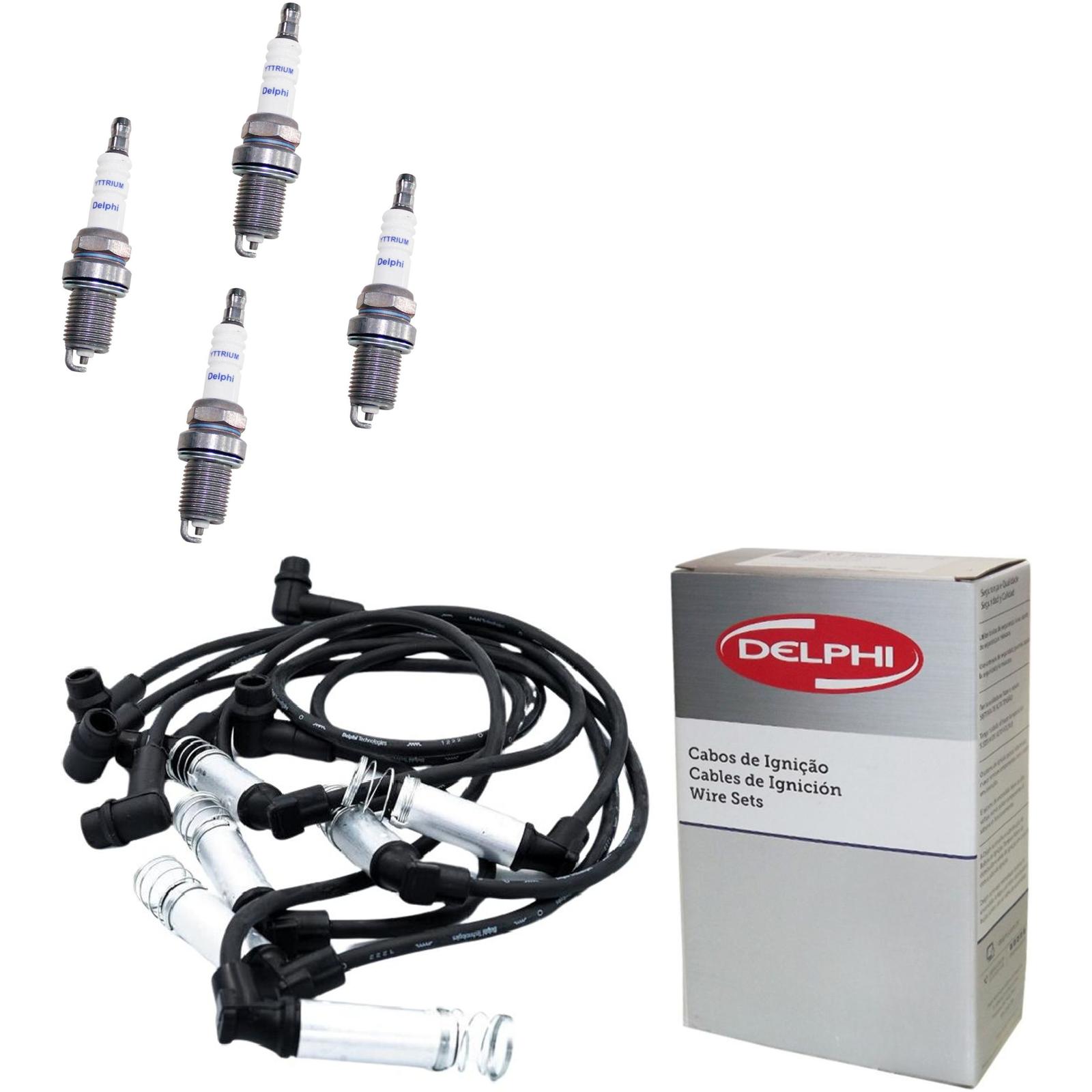 Kit Cabo e Vela de Ignição Yttrium - Delphi - XS10654