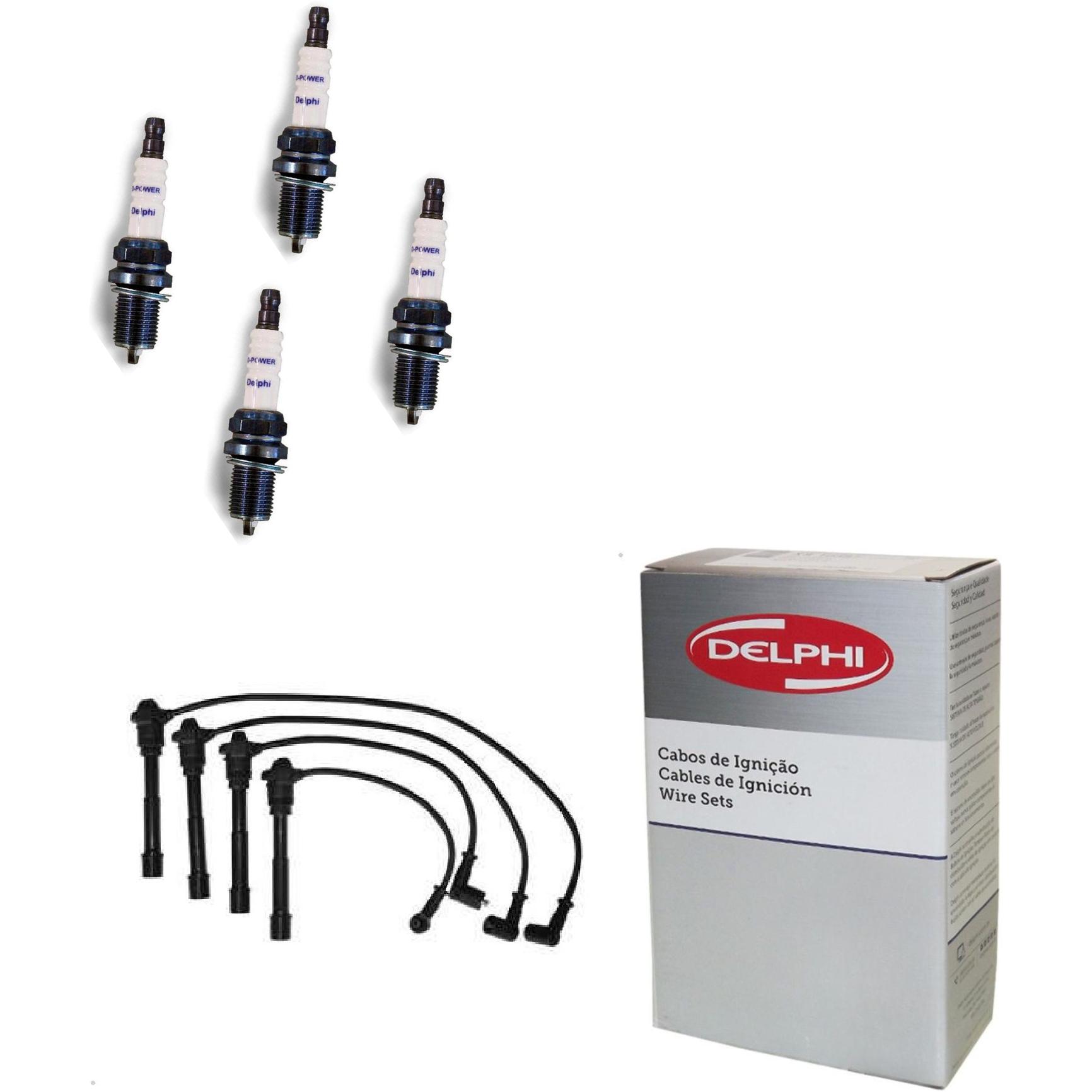Kit Cabo e Vela de Ignição D-Power - Delphi - XH70003/XS10556