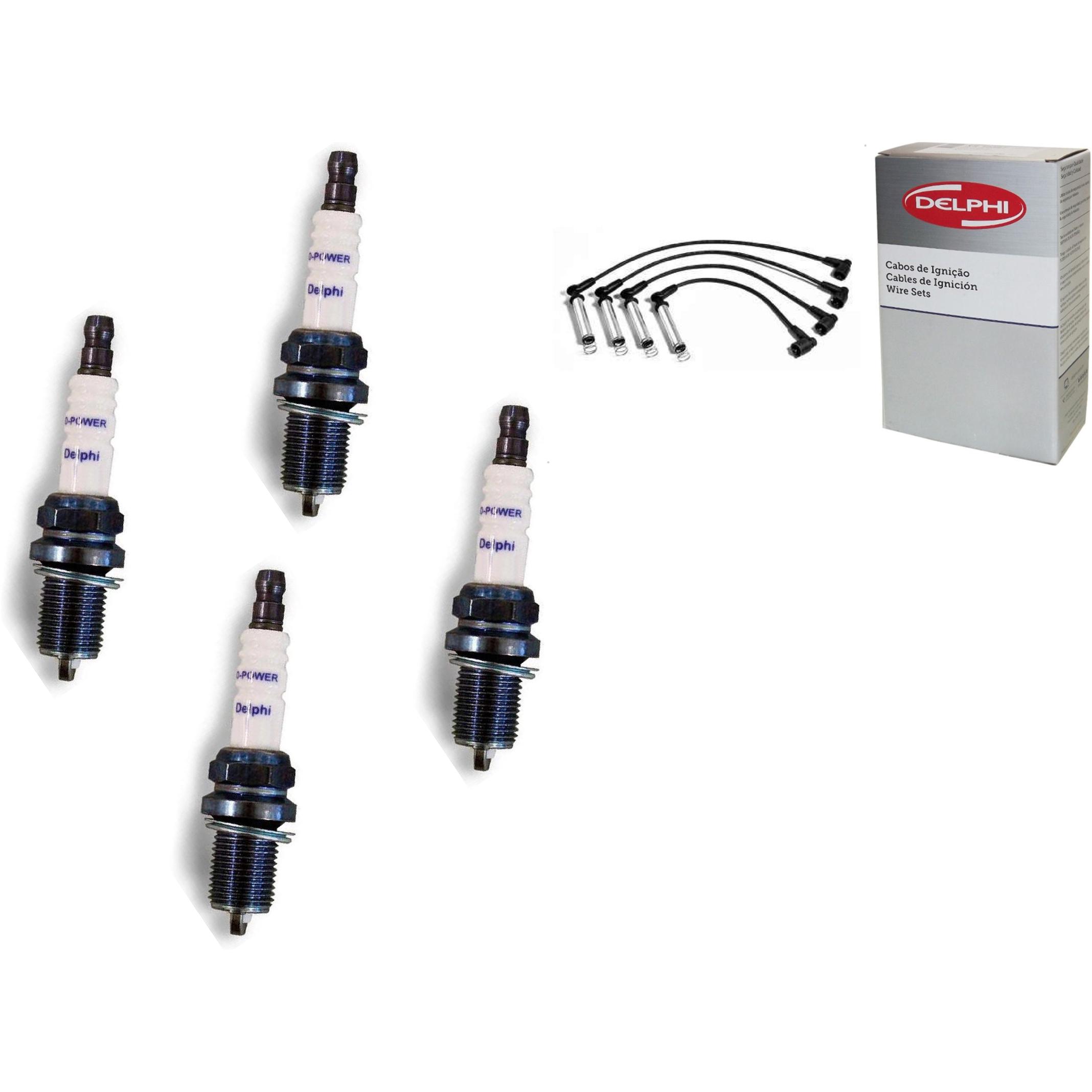 Kit Cabo e Vela de Ignição D-Power - Delphi - XH70013/XS10003