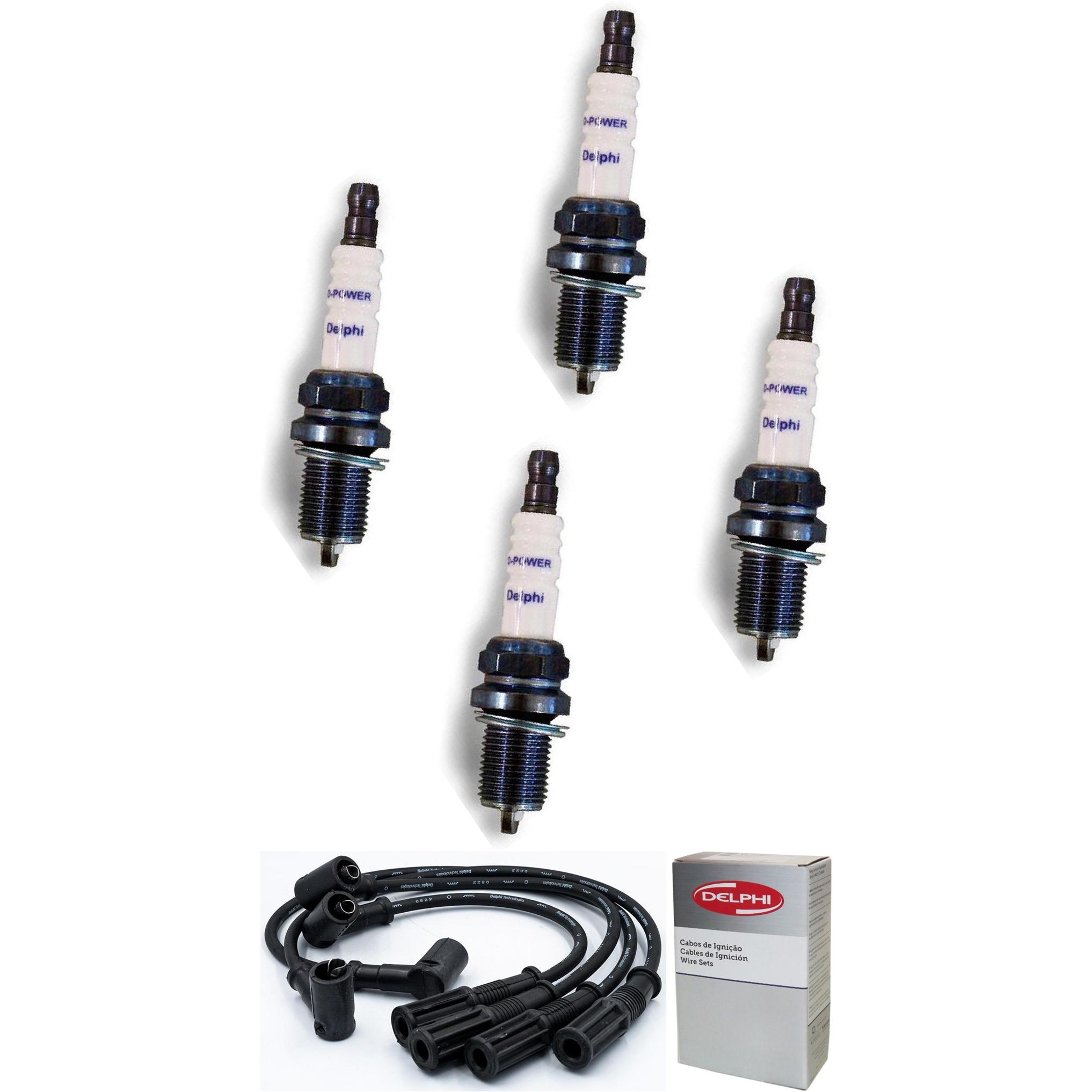 Kit Cabo e Vela de Ignição D-Power - Delphi - XH70032/XS10035
