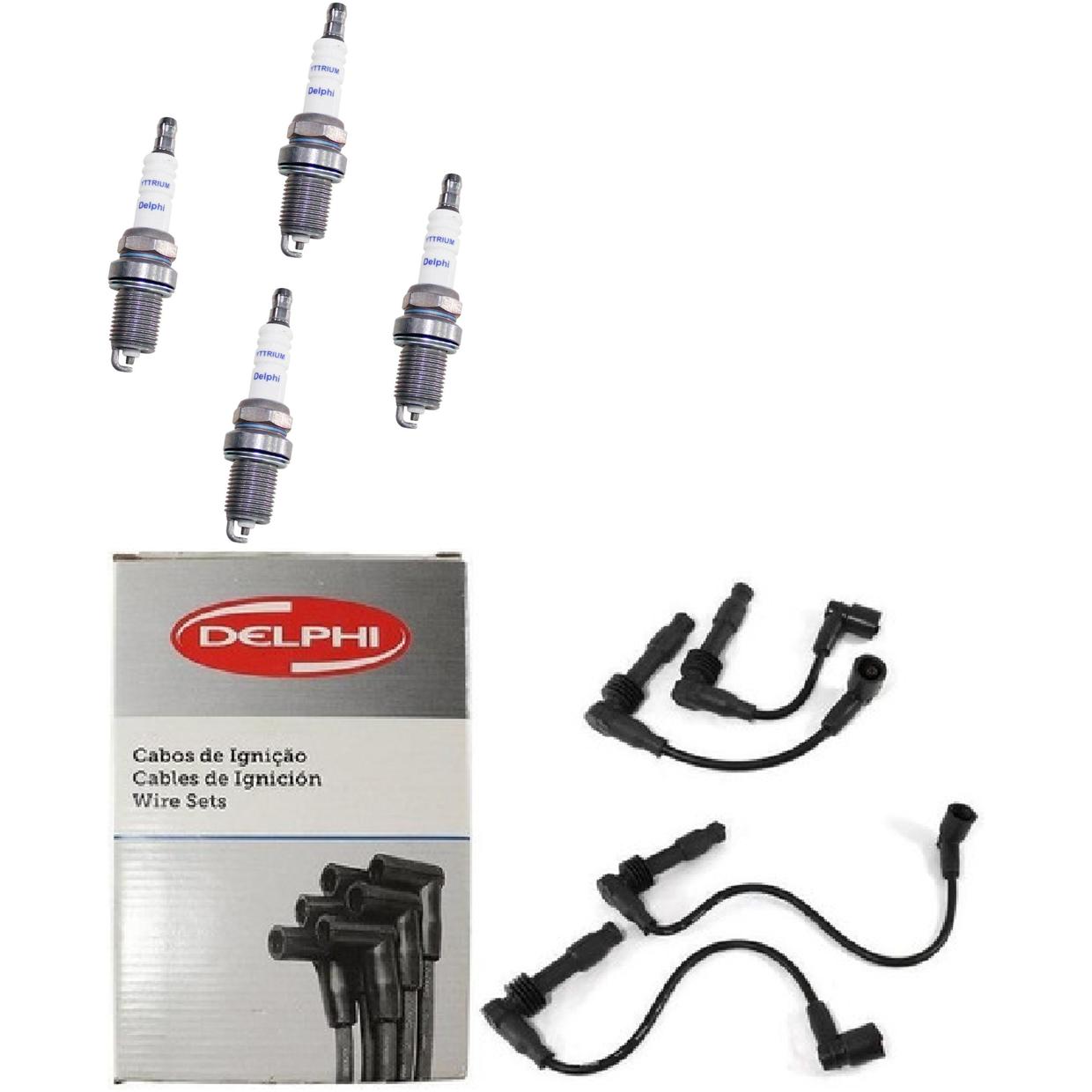 Kit Cabo e Vela de Ignição Yttrium - Delphi - XH40002/XS10568