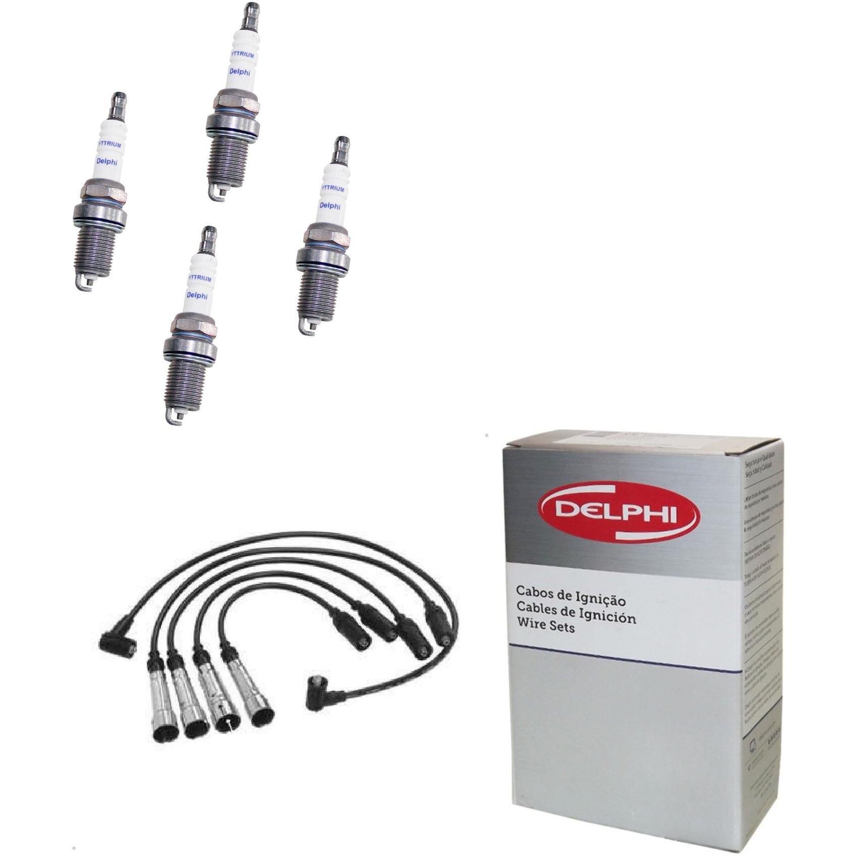 Kit Cabo e Vela de Ignição Yttrium - Delphi - XH40008/XS10081