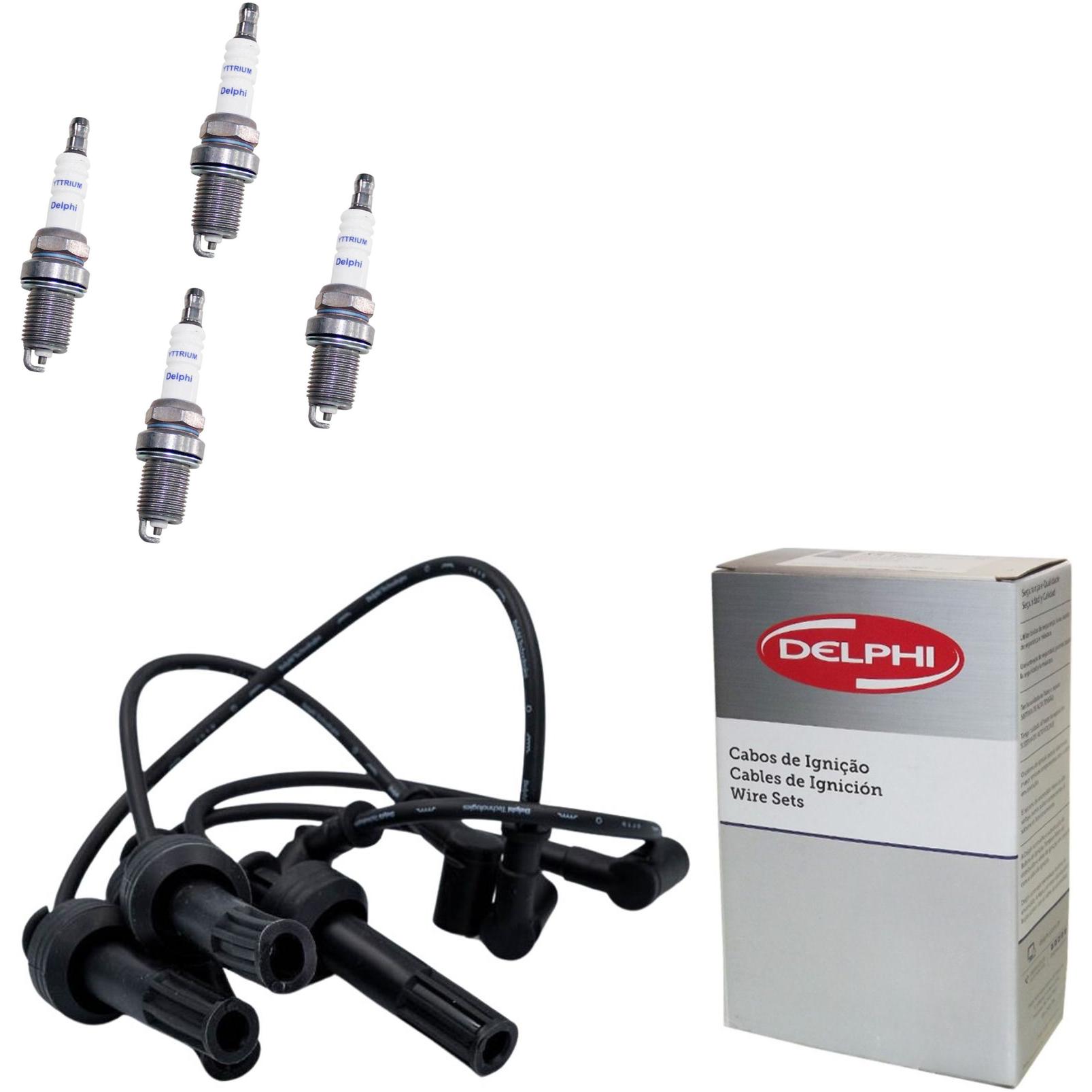Kit Cabo e Vela de Ignição Yttrium - Delphi - XH40003/XS10065