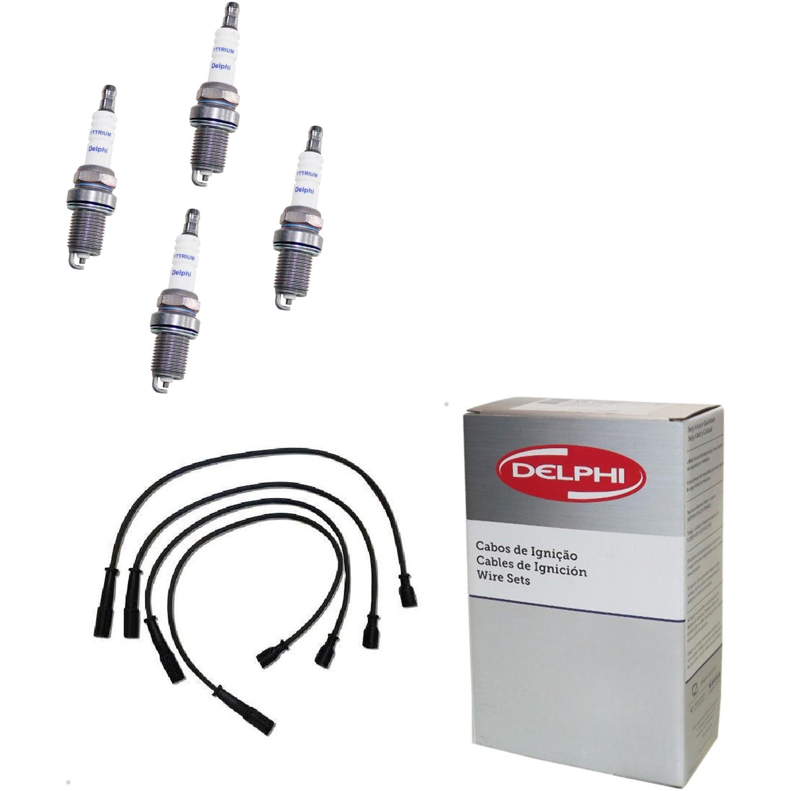 Kit Cabo e Vela de Ignição Yttrium - Delphi - XH40003/XS10648