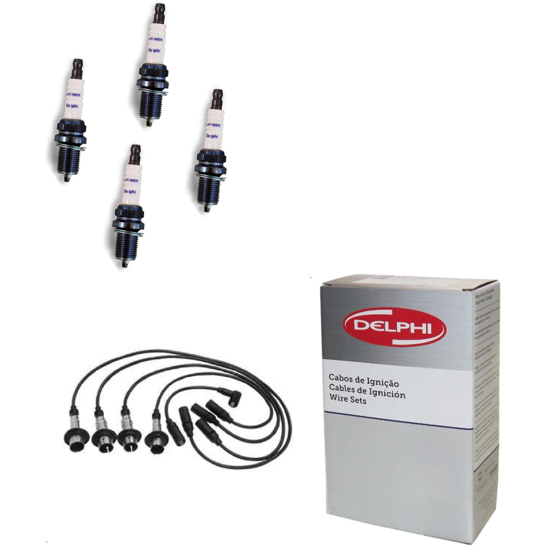 Kit Cabo e Vela de Ignição D-Power - Delphi - XH70036/XS10085
