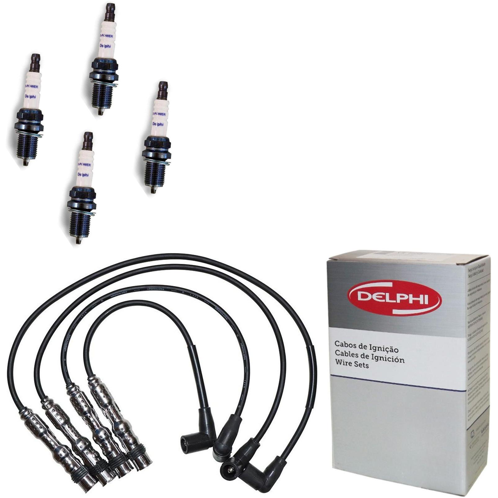 Kit Cabo e Vela de Ignição D-Power - Delphi - XH70036/XS10571