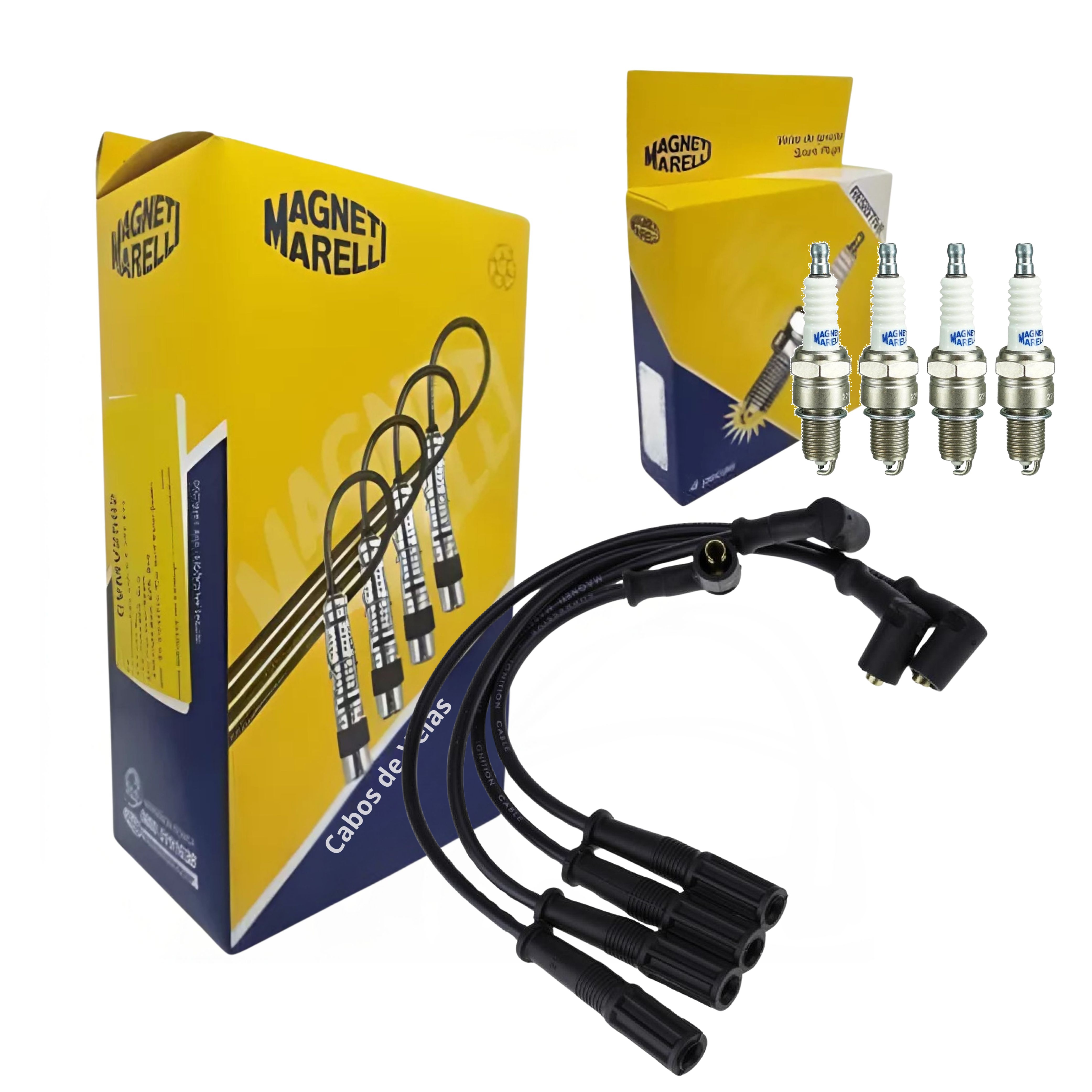 Kit Cabo e Vela de Ignição - Magneti Marelli - CVMT4802 / F6RFMM