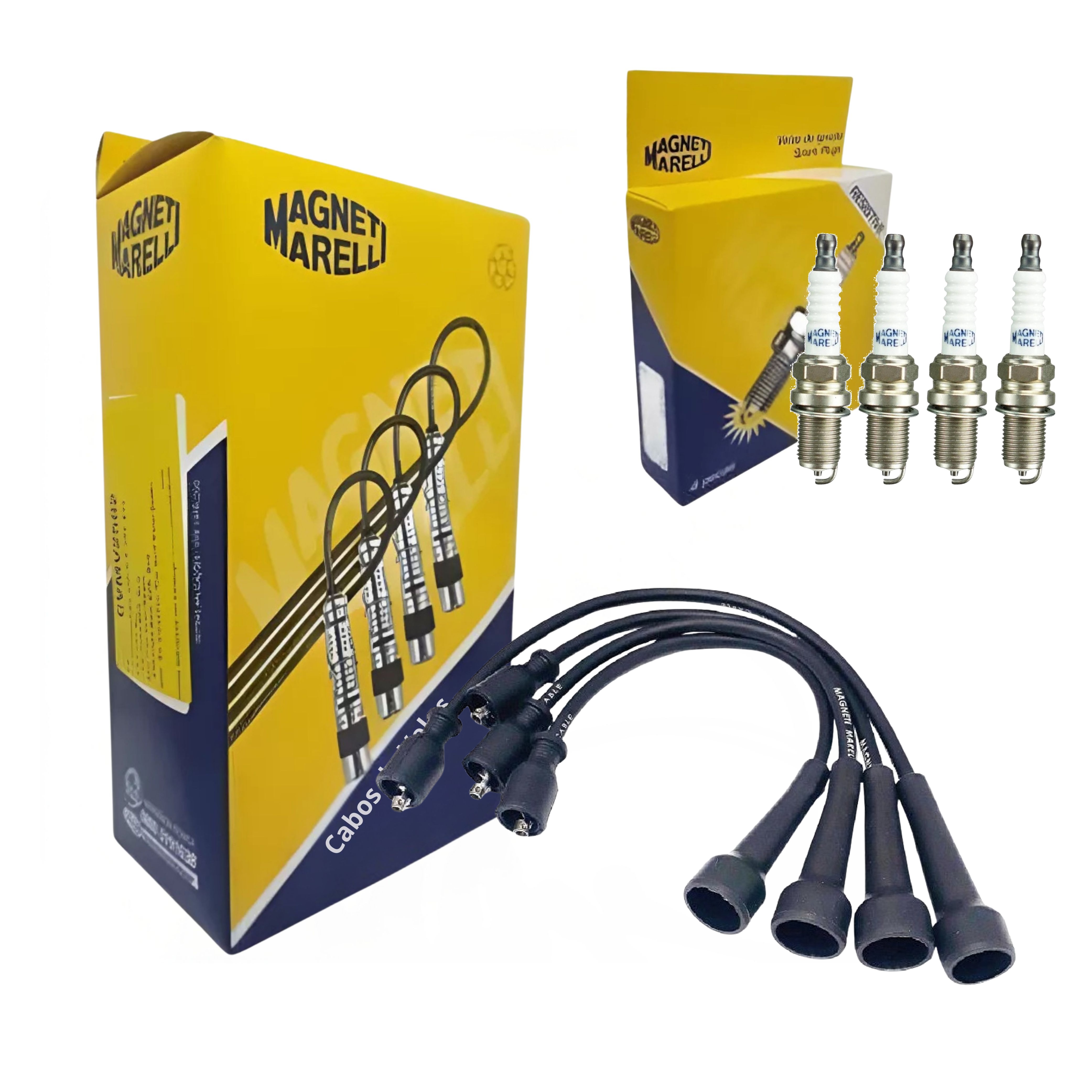Kit Cabo e Vela de Ignição - Magneti Marelli - CVMR0802 / K6RTCMM-10