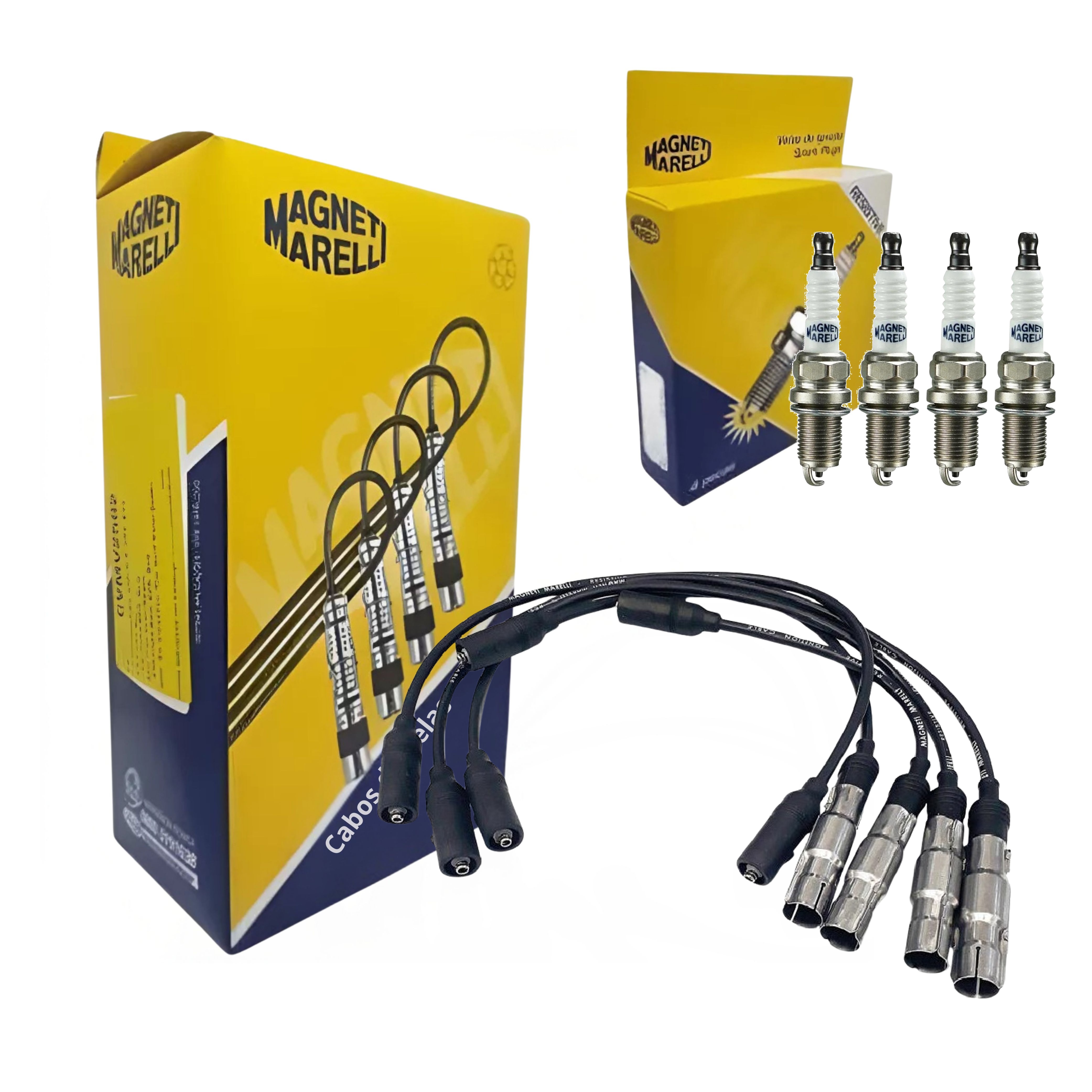 Kit Cabo e Vela de Ignição - Magneti Marelli - CVMV2602 / K5RF2MM