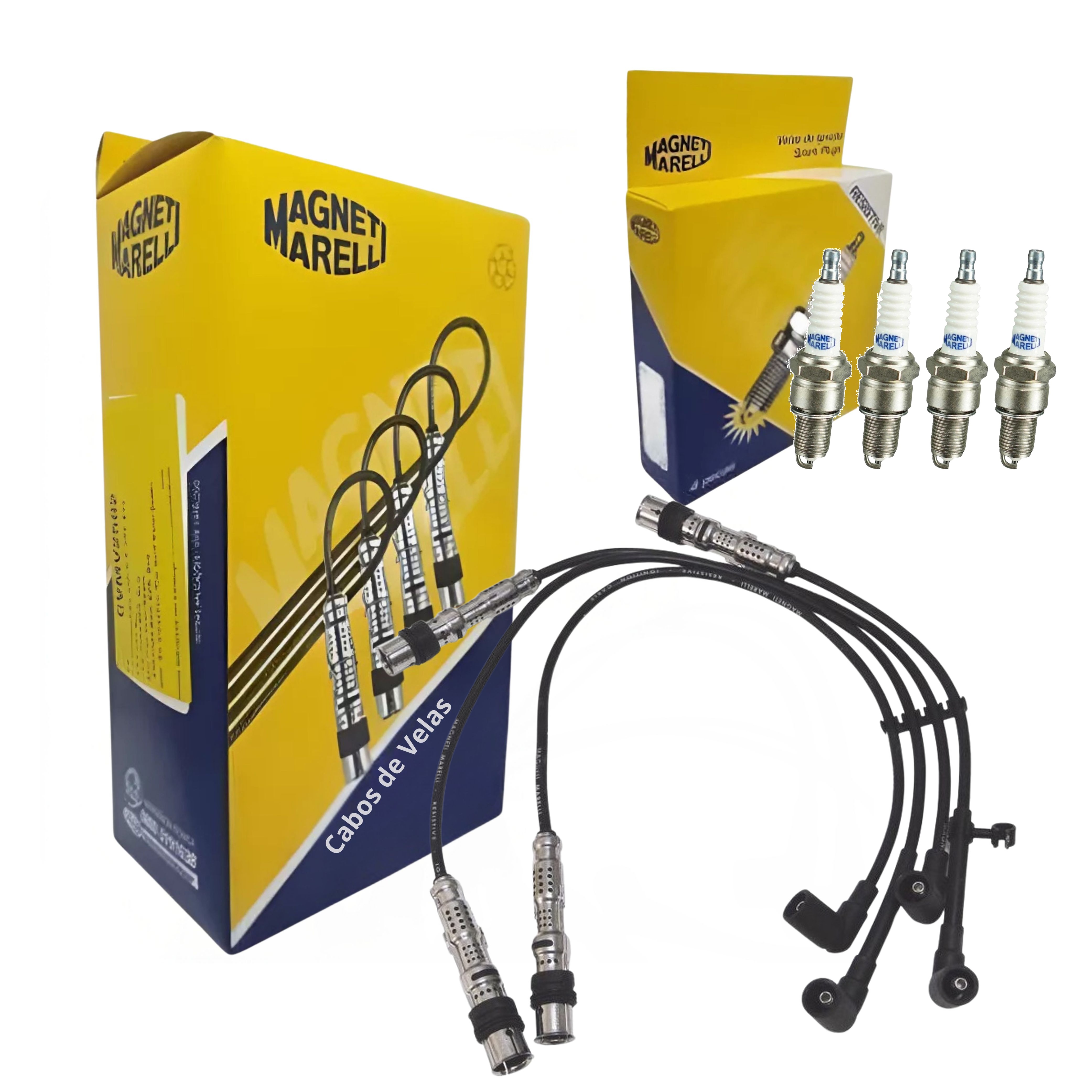 Kit Cabo e Vela de Ignição - Magneti Marelli - CVMV3002 / F5RFMM