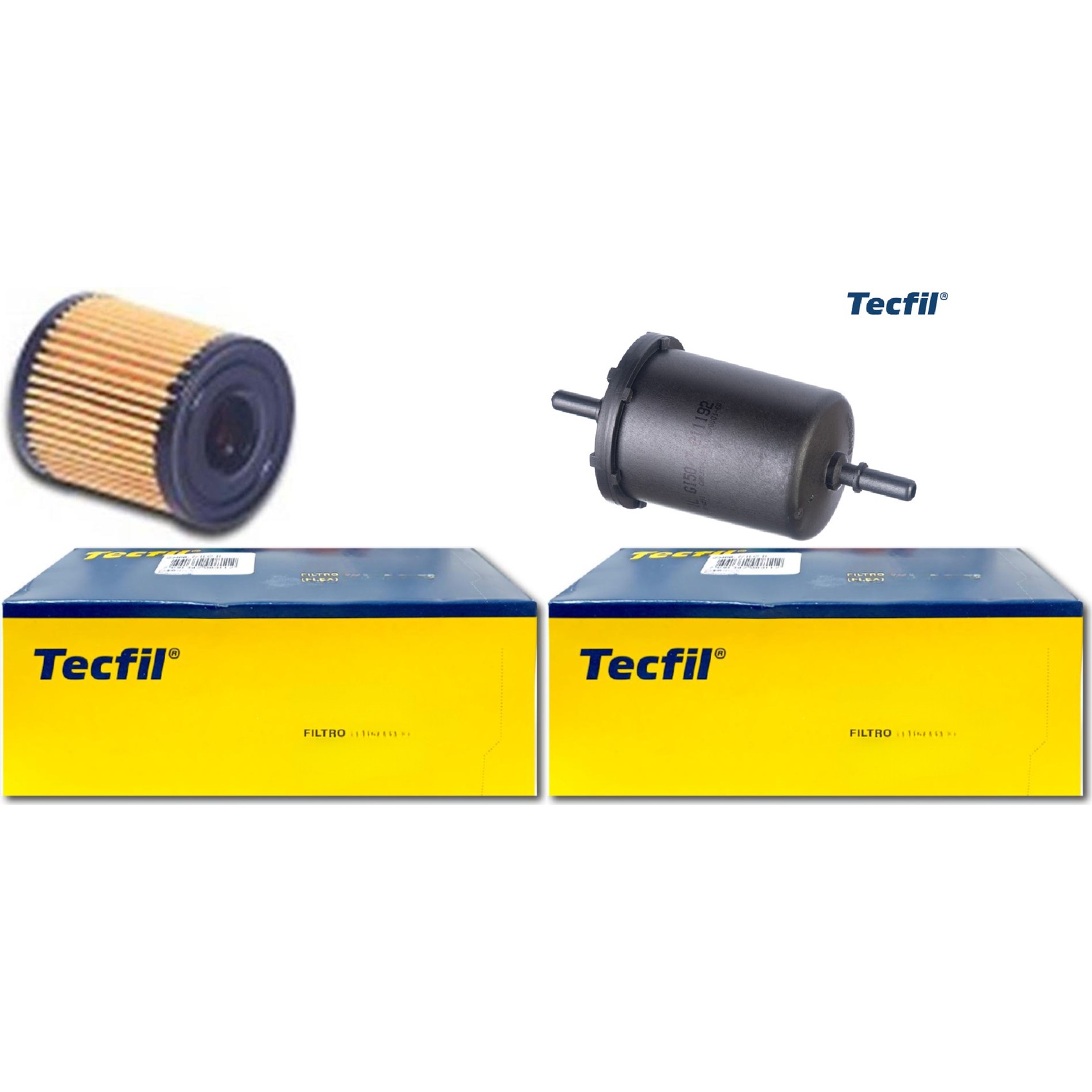 Kit Filtros de Ar do Motor, Óleo, Cabine e Combustível - Tecfil - ACP799/9 / ARL5058 / GI50/7 / PEL108