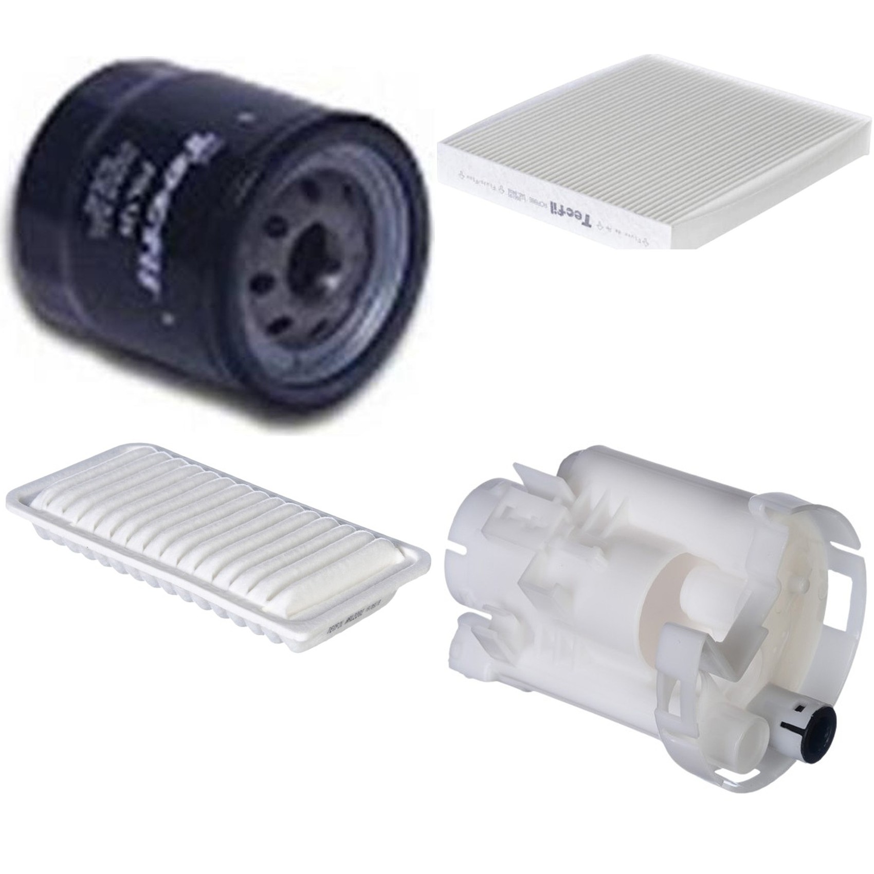 Kit Filtros de Ar do Motor, Óleo, Cabine e Combustível - Tecfil - ACP886 / ARL2202 / FBT2351 / PSL129
