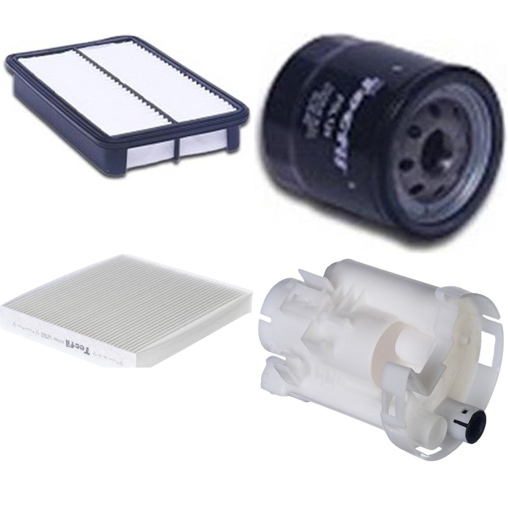 Kit Filtros de Ar do Motor, Óleo, Cabine e Combustível - Tecfil - ACP886 / ARL5070 / FBT2351 / PSL129
