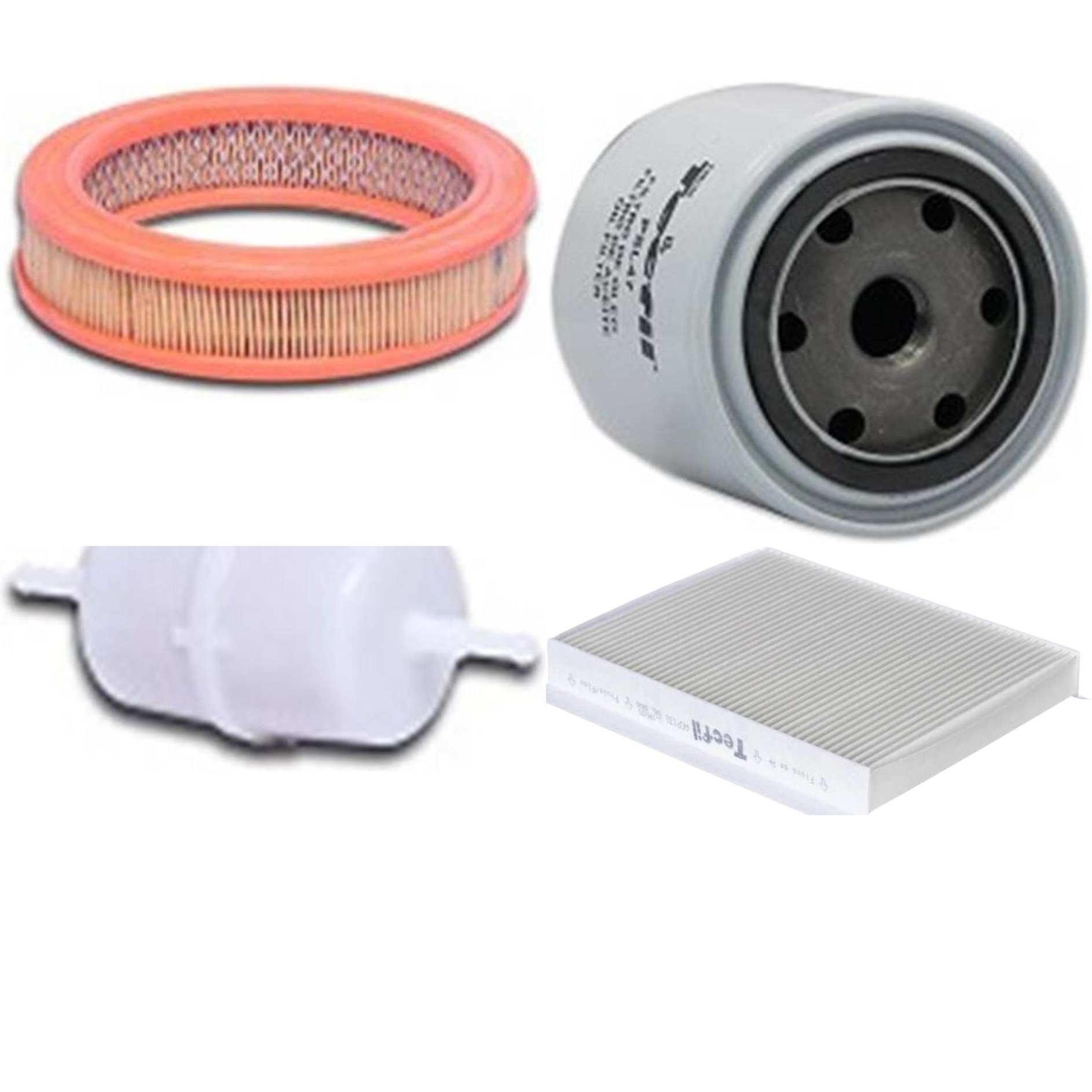Kit Filtros de Ar do Motor, Óleo, Cabine e Combustível - Tecfil - ACP131 / AG68 / AR2147 / PSL47