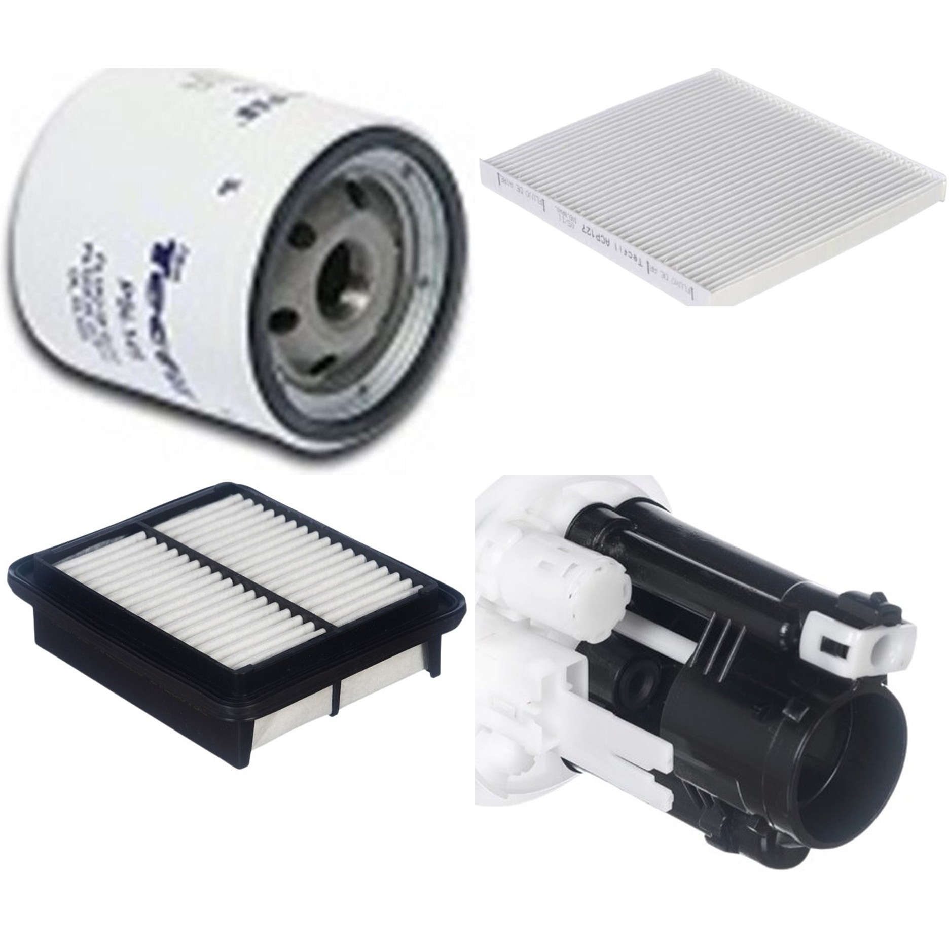 Kit Filtros de Ar do Motor, Óleo, Cabine e Combustível - Tecfil - ACP127 / ARL8823 / FBT2371 / PSL145