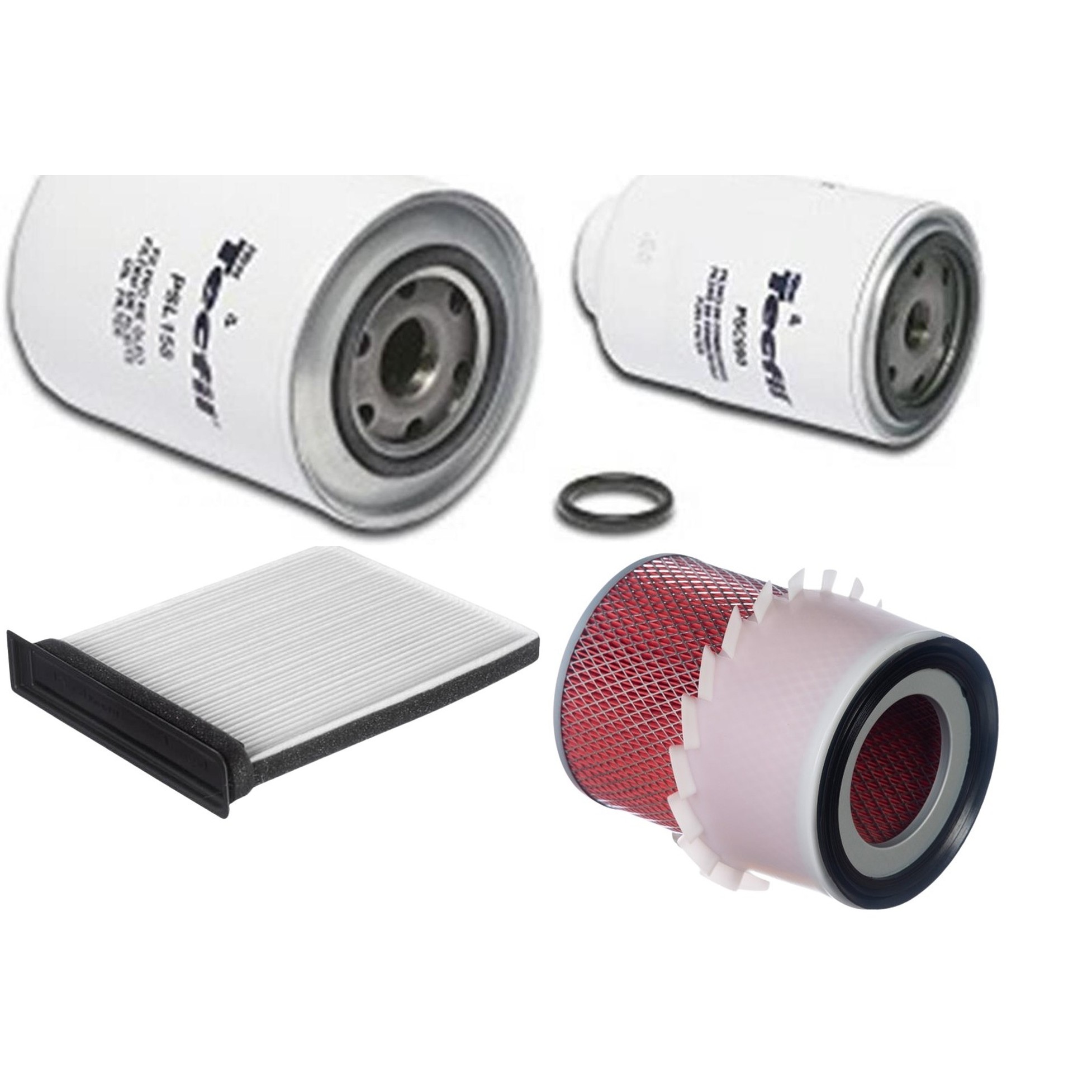 Kit Filtros de Ar do Motor, Óleo, Cabine e Combustível - Tecfil - ACP482 / AP1009 / PSC990 / PSL158