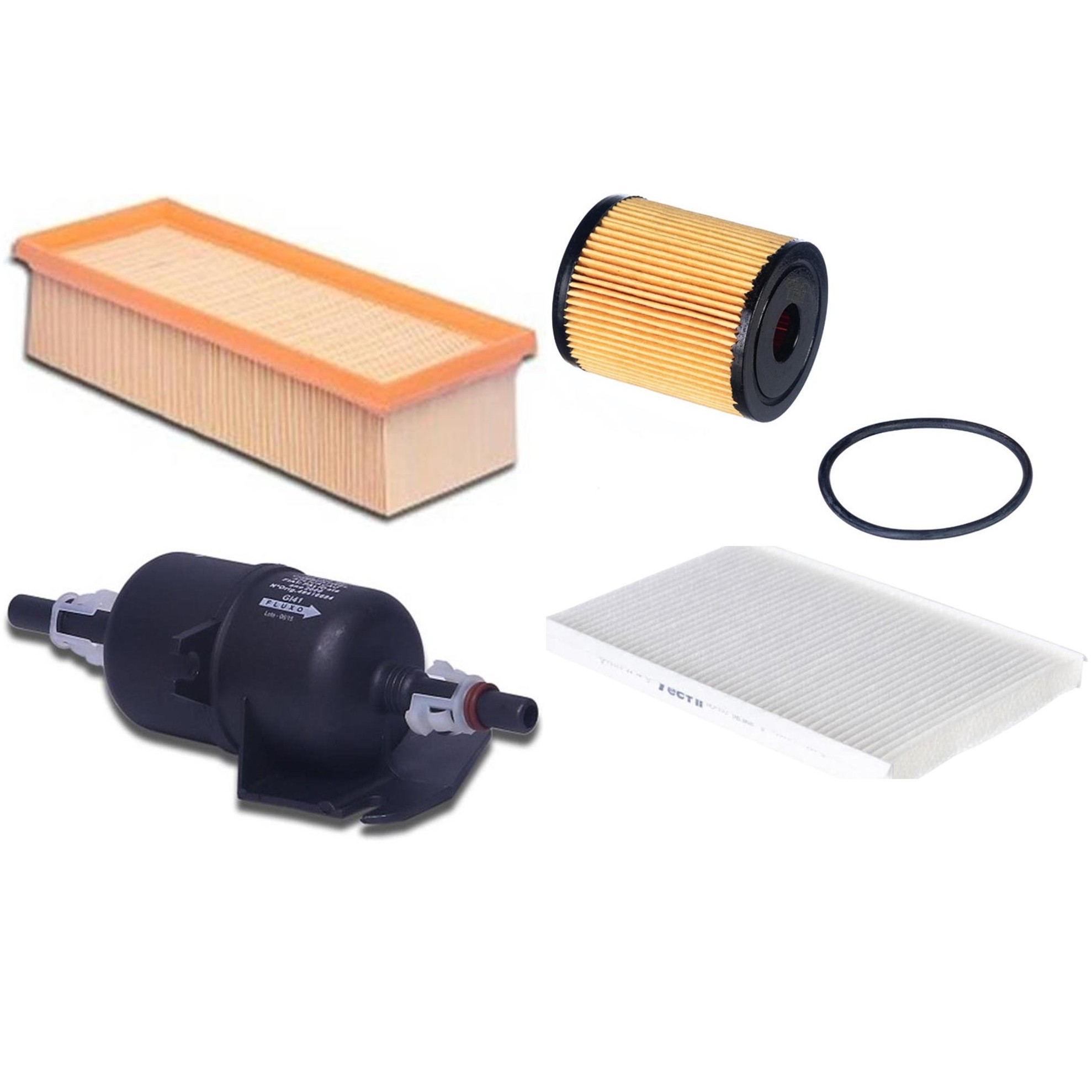 Kit Filtros de Ar do Motor, Óleo, Cabine e Combustível - Tecfil - ACP103 / ARL4152 / GI41 / PEL119