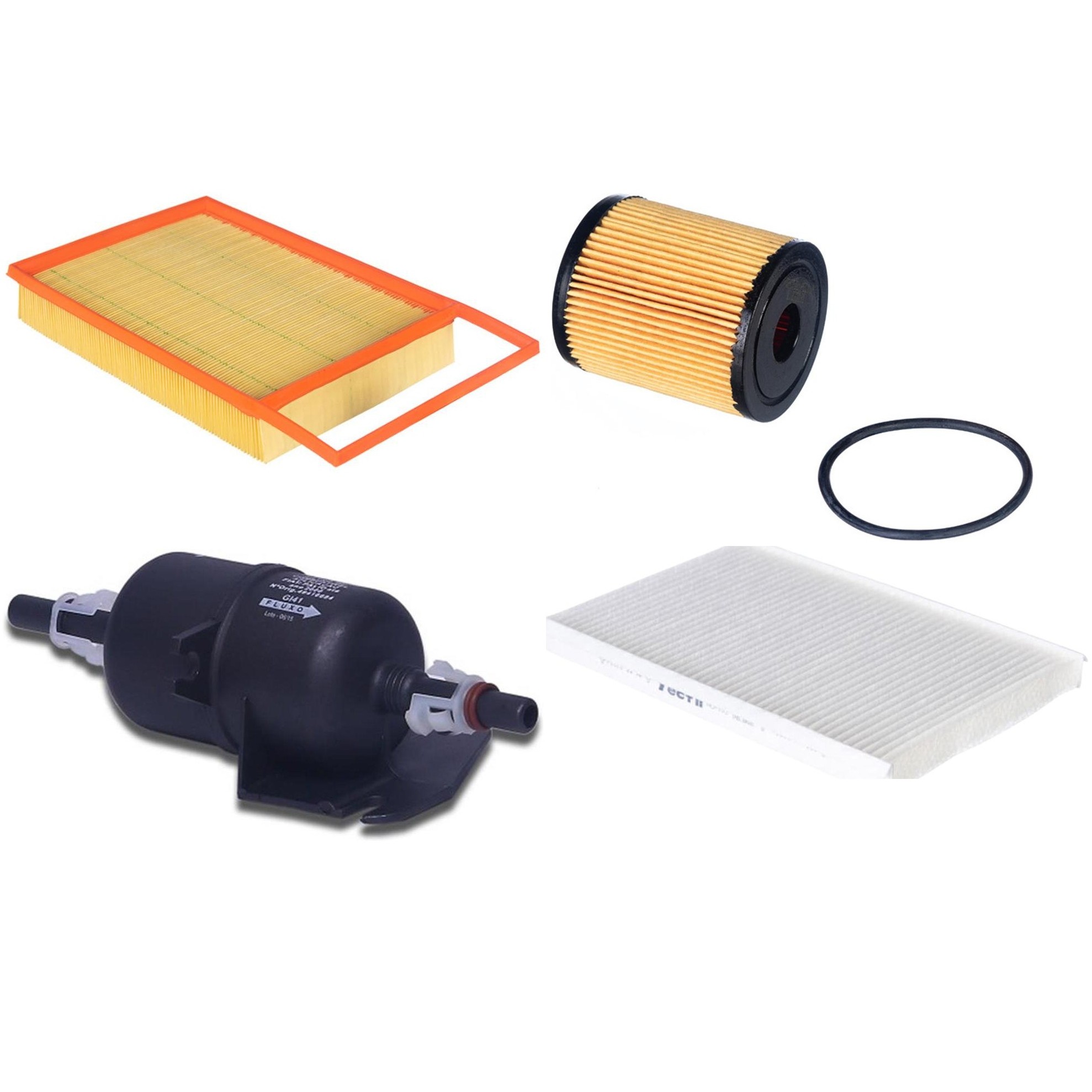 Kit Filtros de Ar do Motor, Óleo, Cabine e Combustível - Tecfil - ACP103 / ARL4154 / GI41 / PEL119