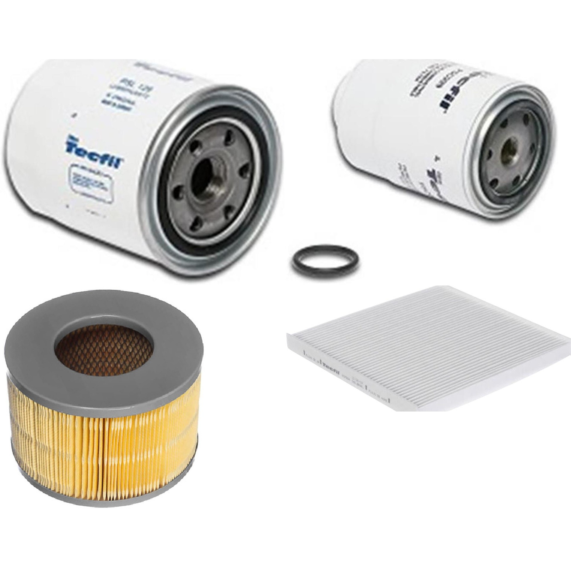 Kit Filtros de Ar do Motor, Óleo, Cabine e Combustível - Tecfil - ACP884 / AP7060 / PSC999 / PSL128