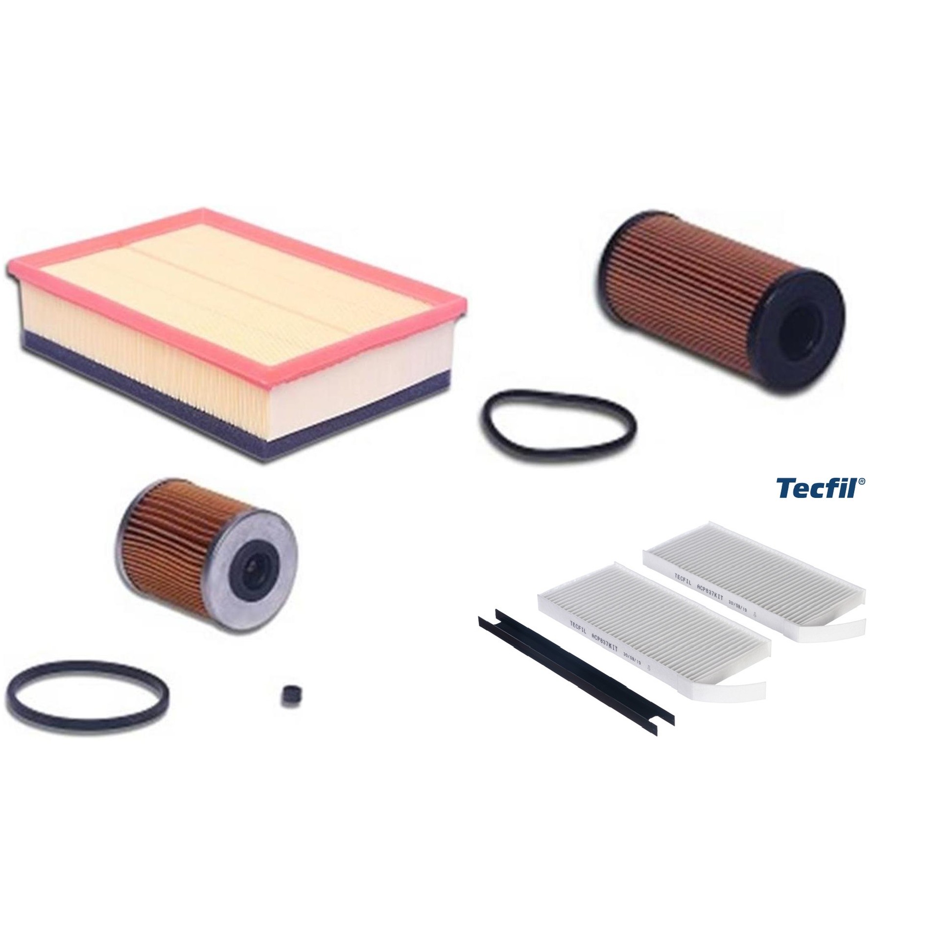 Kit Filtros de Ar do Motor, Óleo, Cabine e Combustível - Tecfil - ACP837KIT / ARL5140 / PC947 / PEL675
