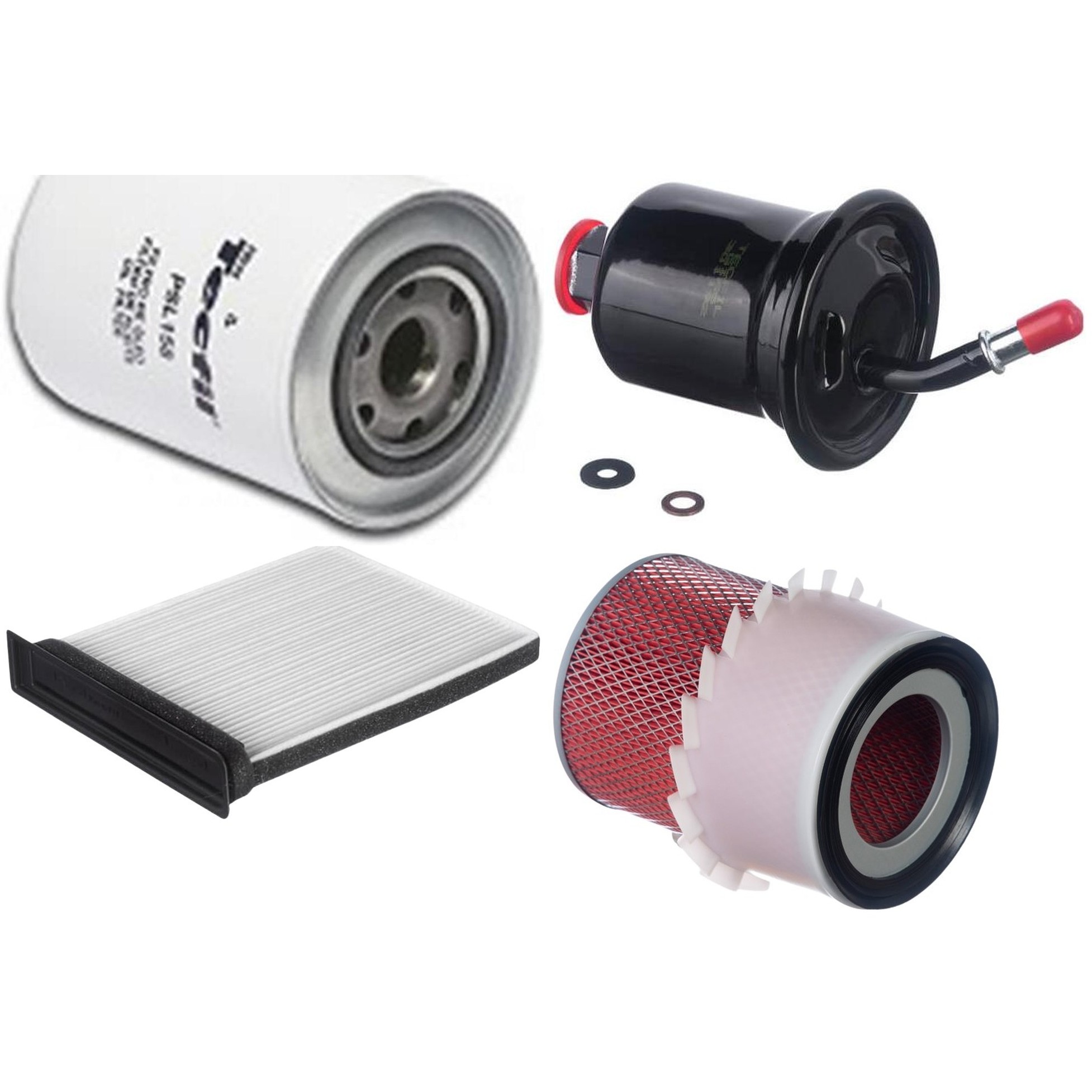 Kit Filtros de Ar do Motor, Óleo, Cabine e Combustível - Tecfil - ACP482 / AP1009 / GI65 / PSL158