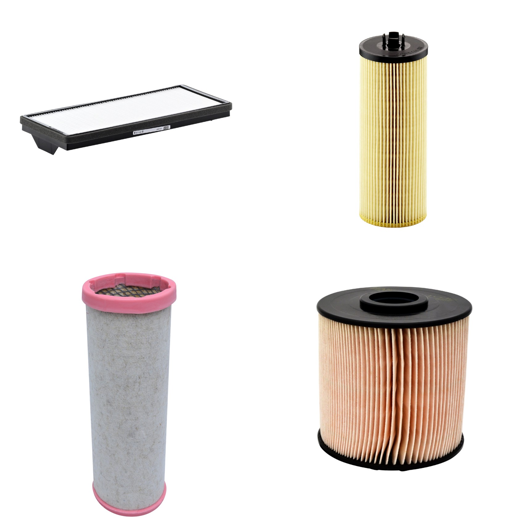 Kit Filtros de Ar Combustível Cabine Ar Condicionado Óleo - Mann-Filter - CF1550 - CU4469 - HU945/2x - PU1046x