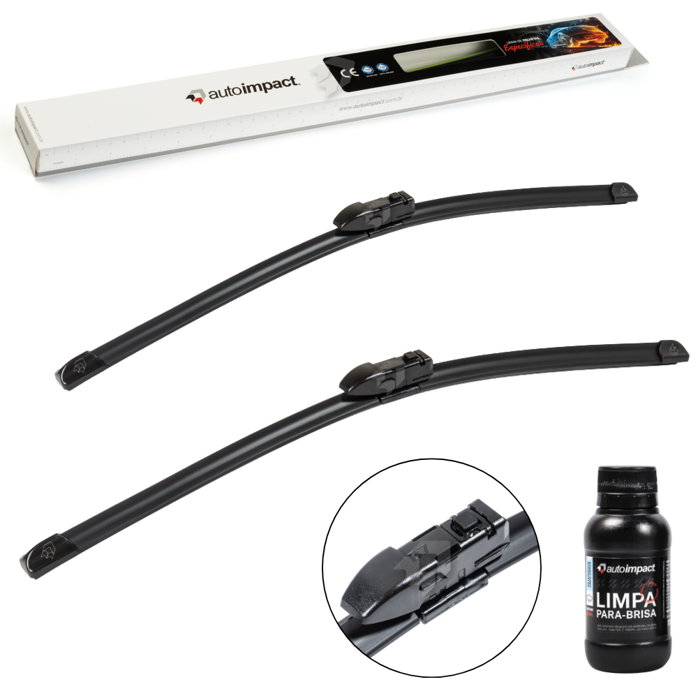 Par de Palhetas do Parabrisa Dianteira Específica 24" e 20" - Autoimpact - PK24 / PK20