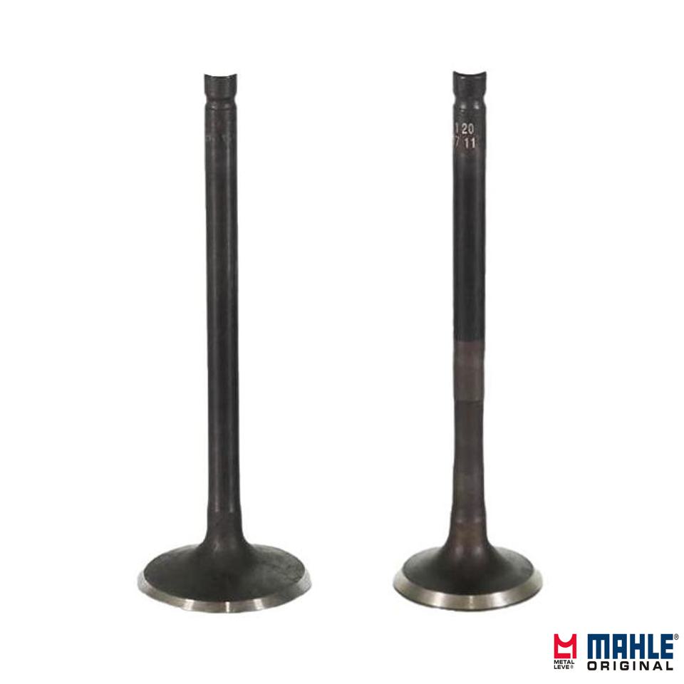 Kit com 1 Válvula de Admissão e 1 Válvula de Escape - Mahle Metal Leve - VA0511710 STD / VE0511711 STD