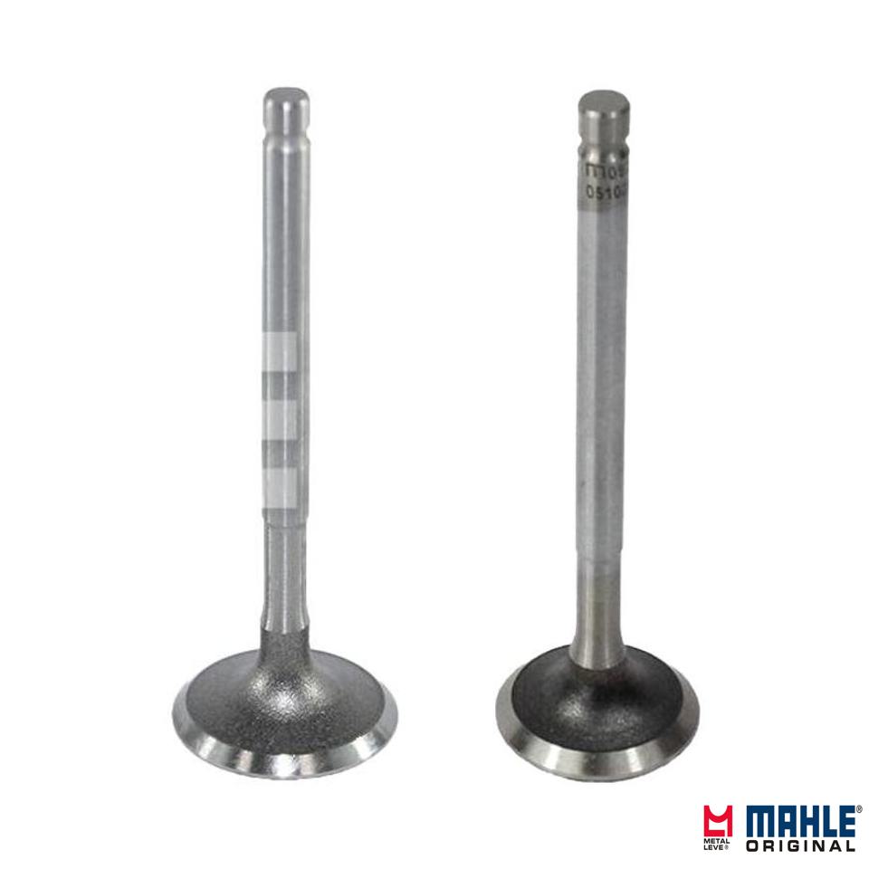 Kit com 1 Válvula de Admissão e 1 Válvula de Escape - Mahle Metal Leve - VA0510227 STD / VE0510228 STD